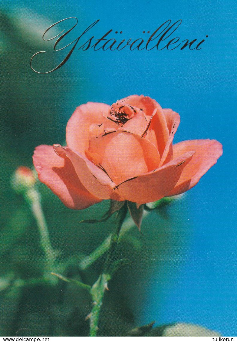 Postal Stationery - Flowers - Roses - Red Cross 1989 - Suomi Finland - Postage Paid - Postwaardestukken