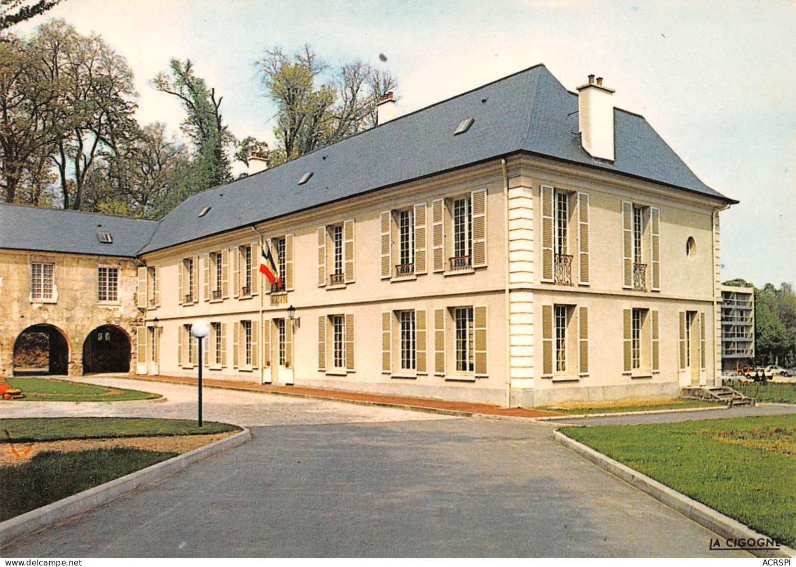 78 L'étang-la-Ville  Mairie Hotel De Ville           (Scan R/V) N°   8   \OA1028 - Louveciennes