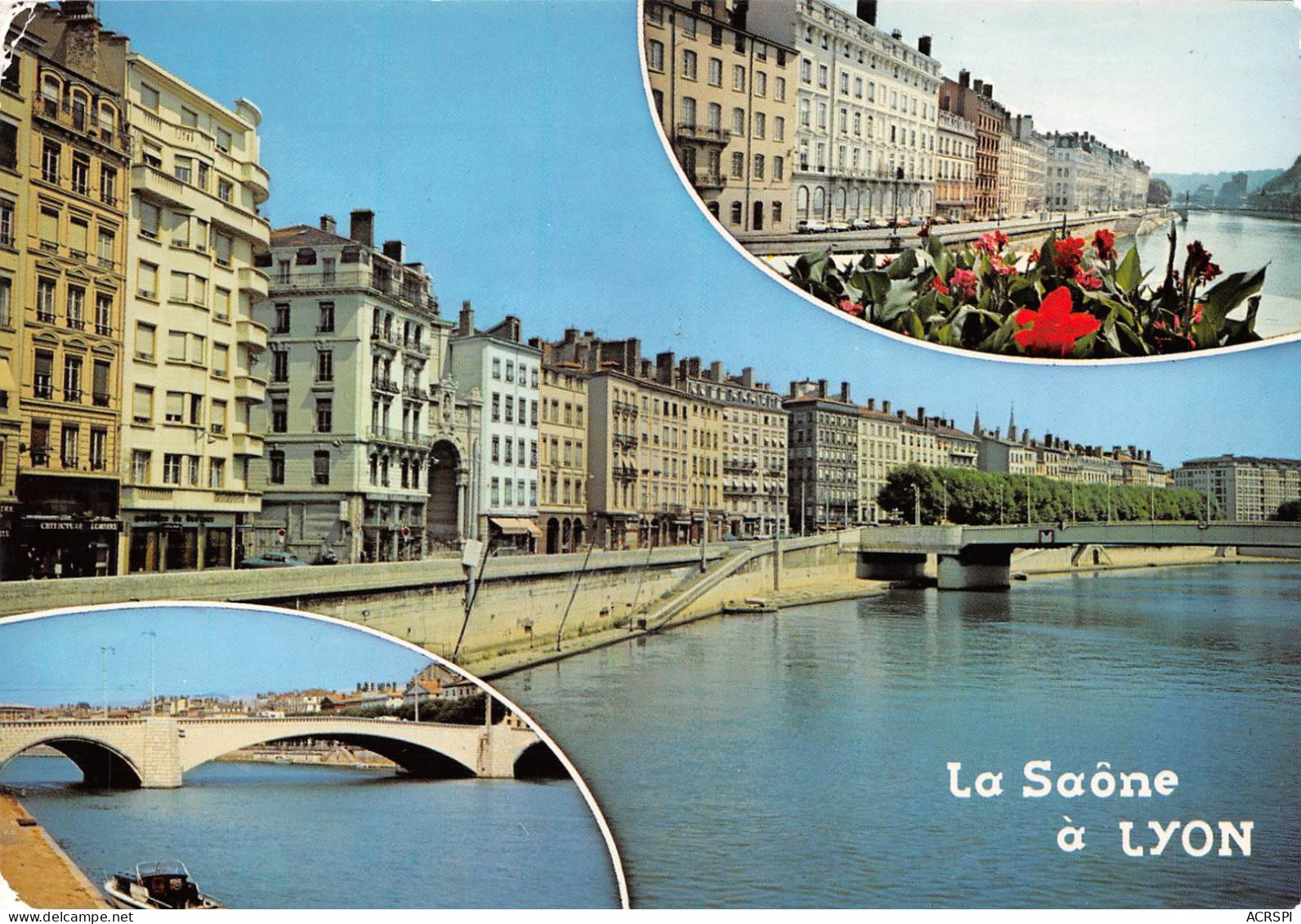 69 Lyon Les Quais De La Saône                (Scan R/V) N°   1   \OA1041 - Lyon 4