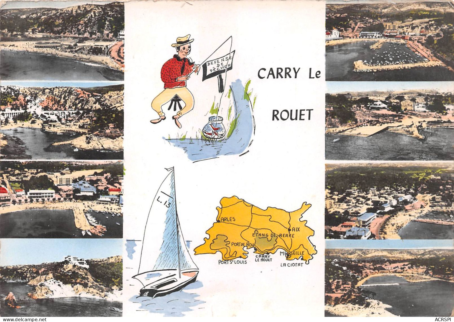 13 CARRY LE ROUET  Multivue  (Scan R/V) N°  31   \OA1036 - Carry-le-Rouet