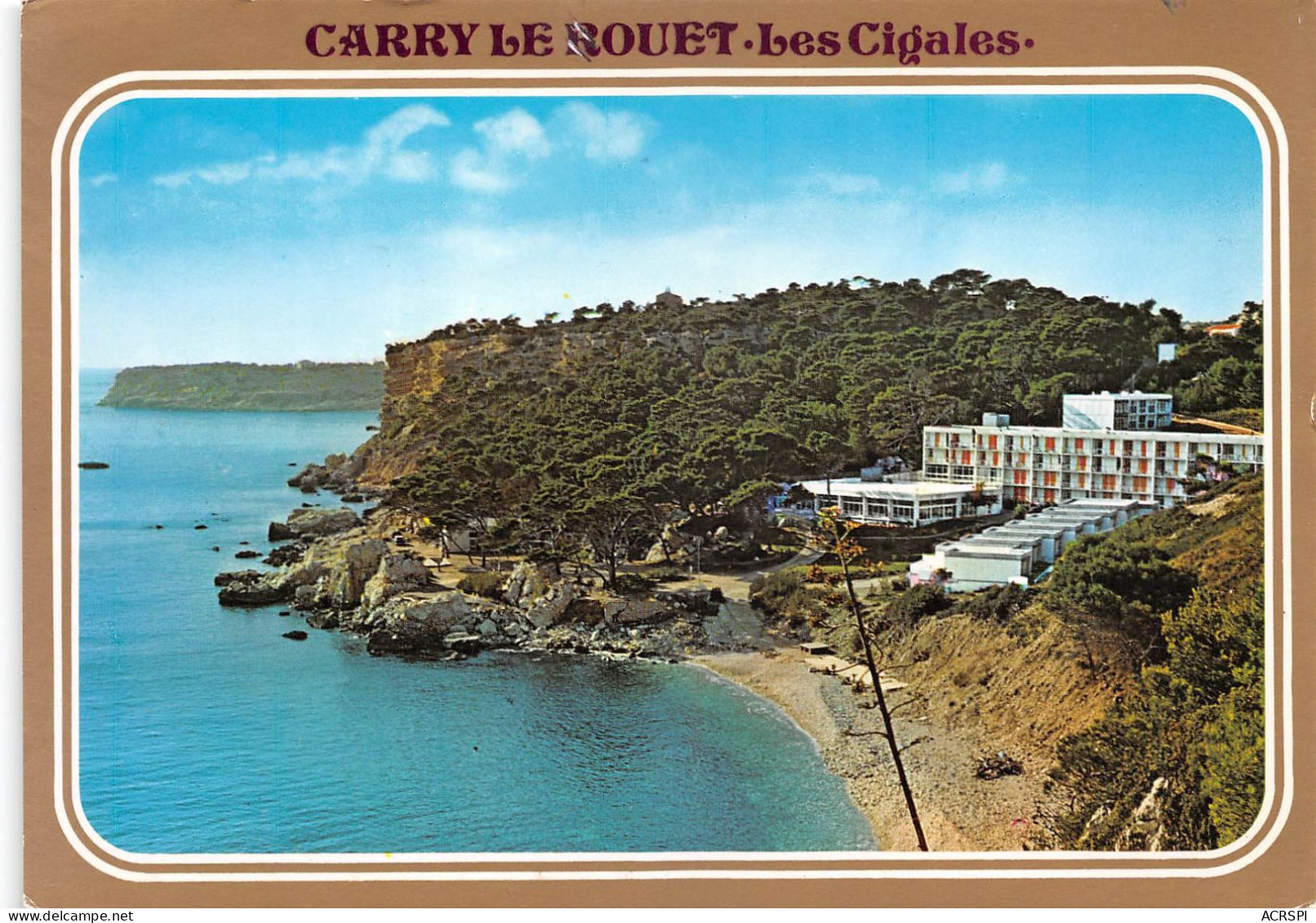 13 CARRY LE ROUET  Calanque Des Eaux Salées LES CIGALES  (Scan R/V) N°  28   \OA1036 - Carry-le-Rouet