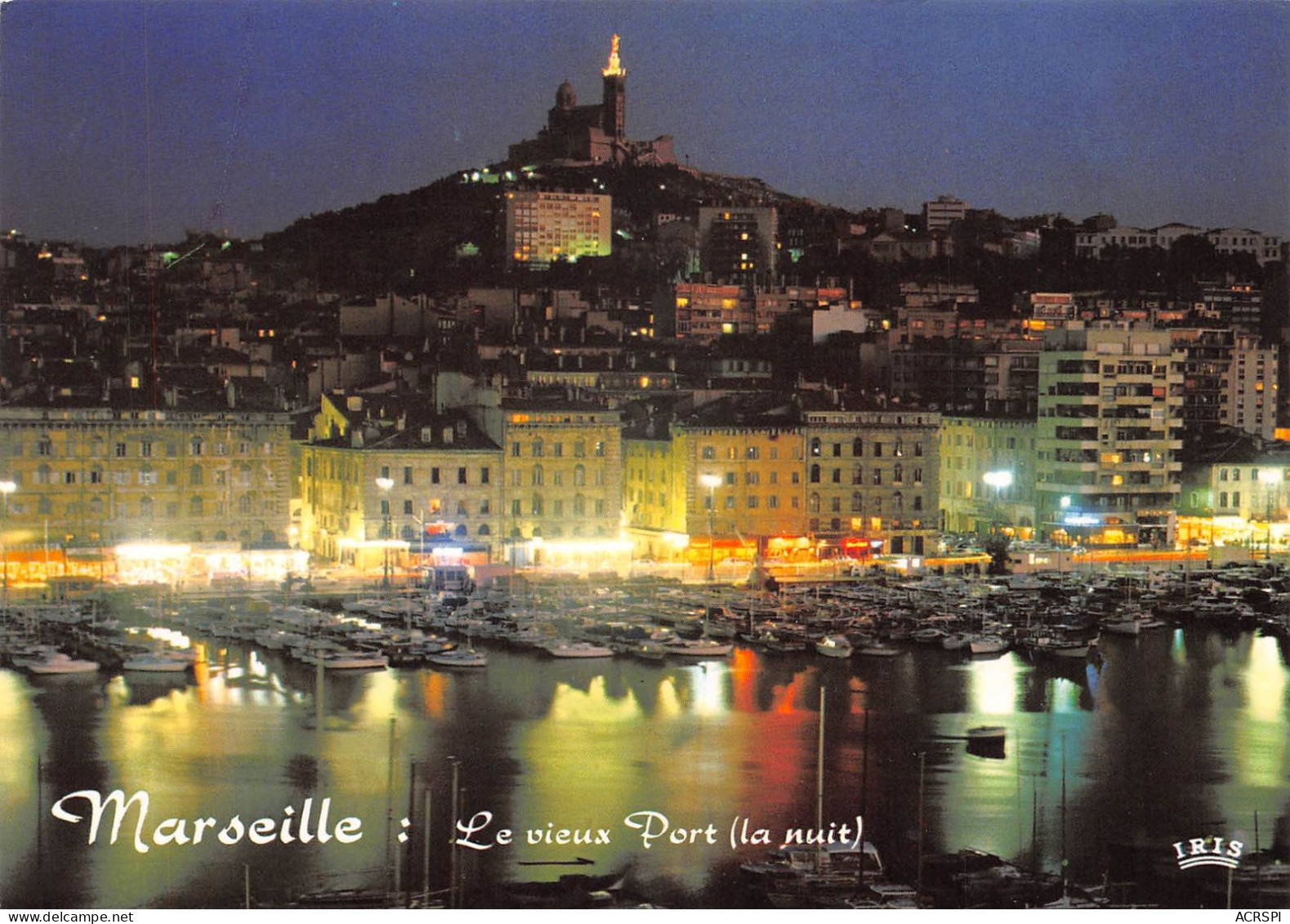 13 MARSEILLE  Le Port La Nuit    (Scan R/V) N°   48   \OA1035 - Vieux Port, Saint Victor, Le Panier