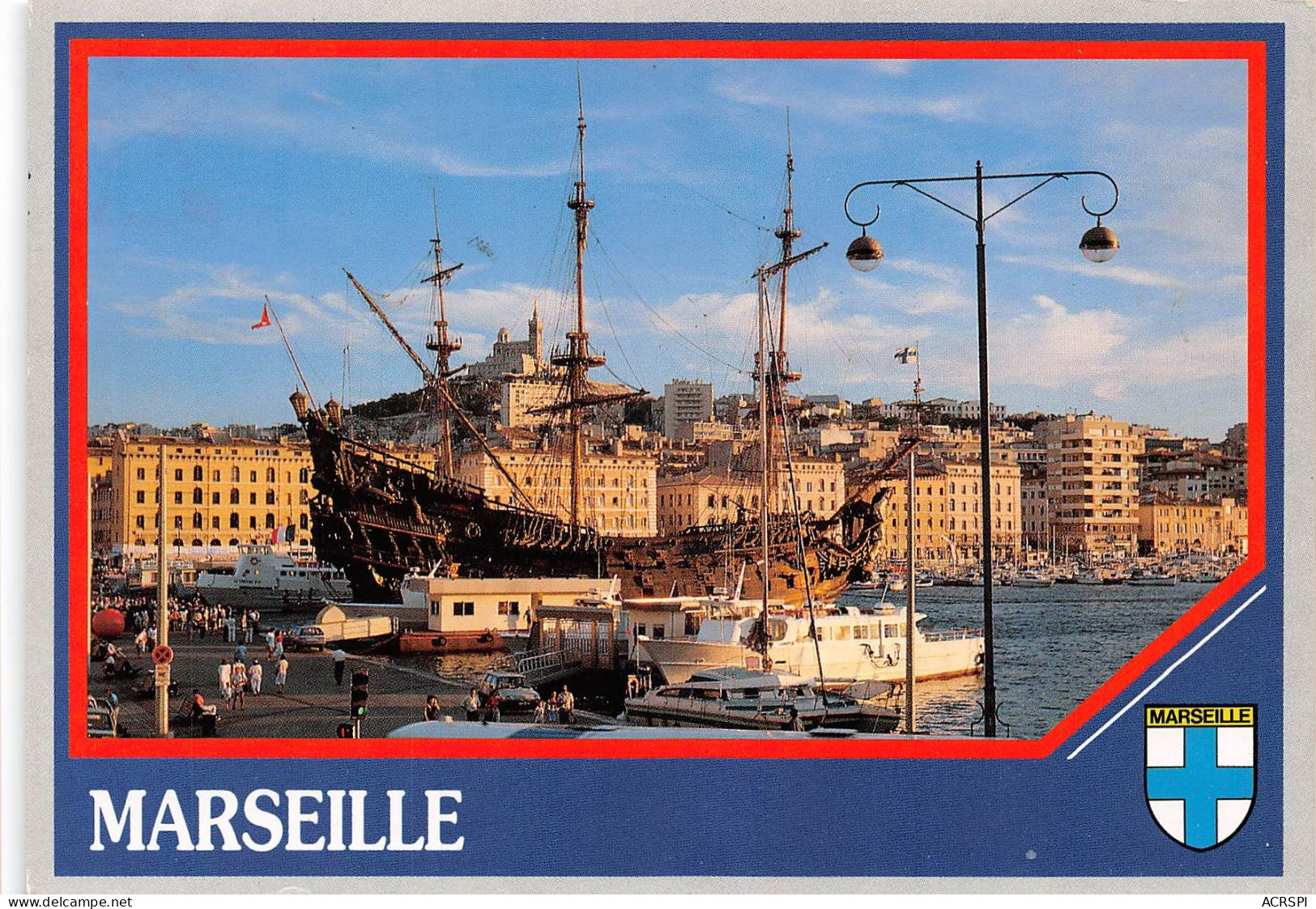 13 MARSEILLE   Le Vieux Port  Le Galion Neptune  (Scan R/V) N°   16   \OA1035 - Vieux Port, Saint Victor, Le Panier