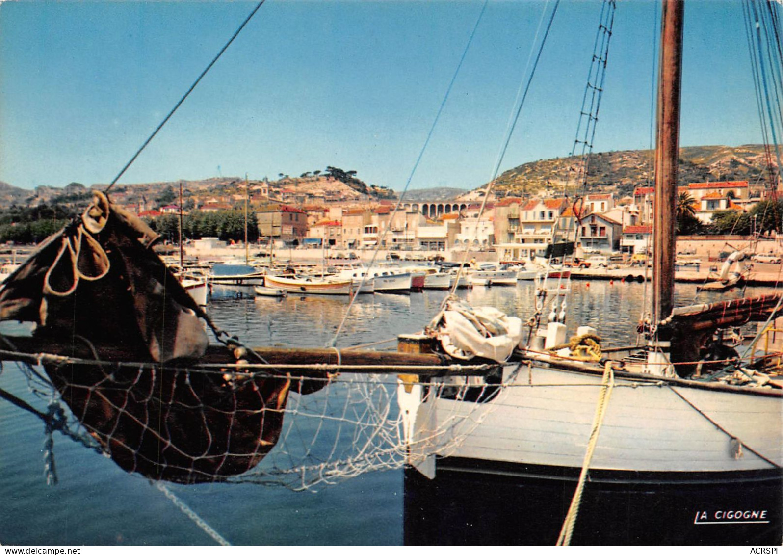 13 MARSEILLE  Mât De Beaupré à La Proue D'un Voilier à L'Estaque  (Scan R/V) N°   53   \OA1035 - Vieux Port, Saint Victor, Le Panier