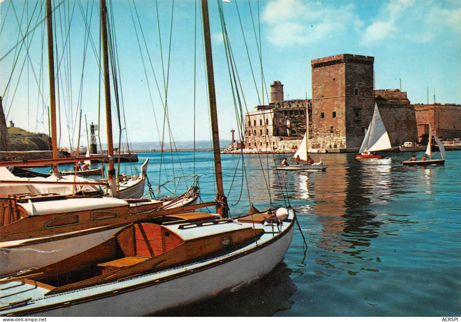 13 MARSEILLE  Voiliers à L'entrée Du Port    (Scan R/V) N°   44   \OA1035 - Vieux Port, Saint Victor, Le Panier