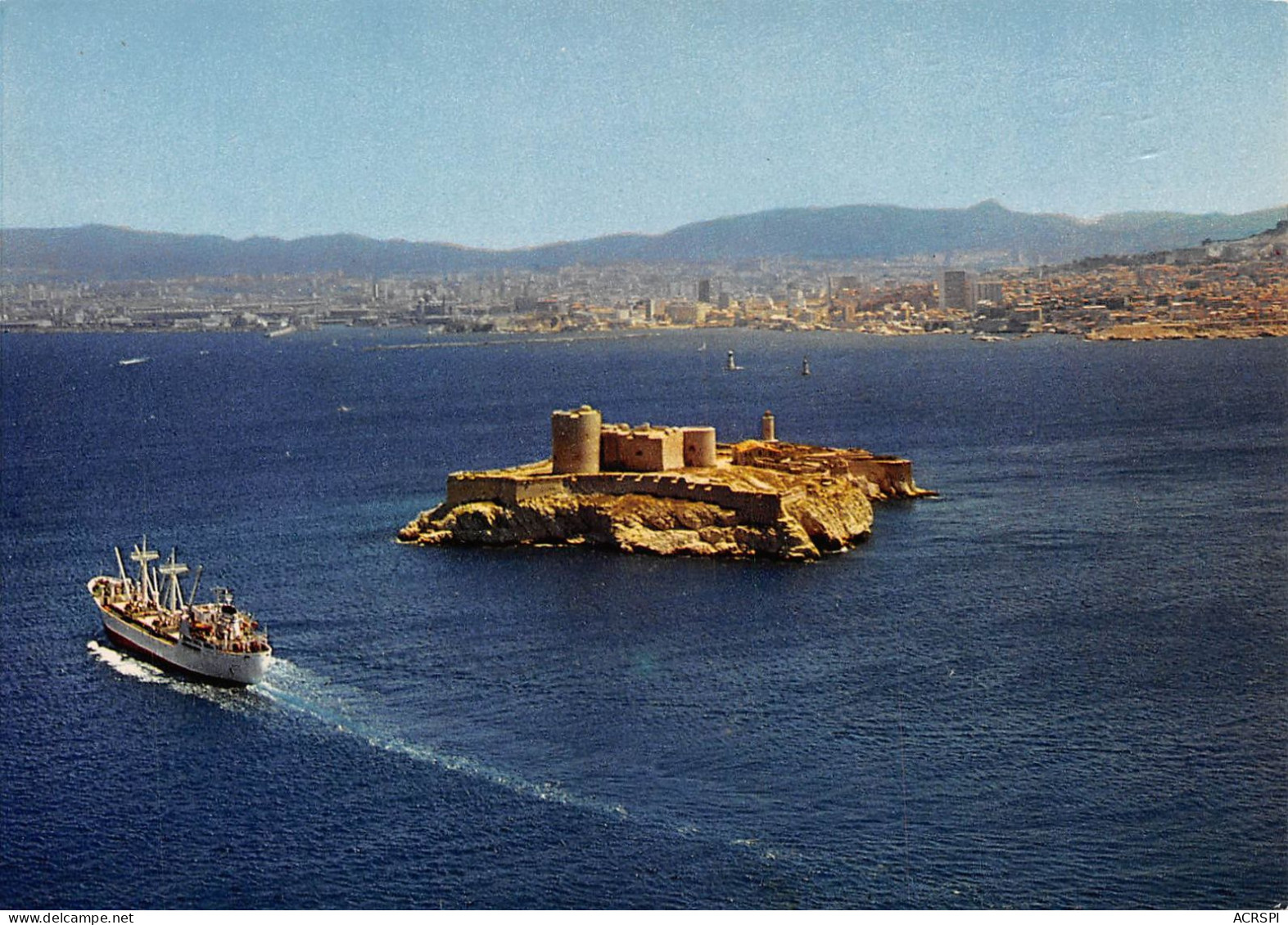 13 MARSEILLE Vue Aérienne Du Chateau D'IF                 (Scan R/V) N°   1   \OA1034 - Château D'If, Frioul, Iles ...