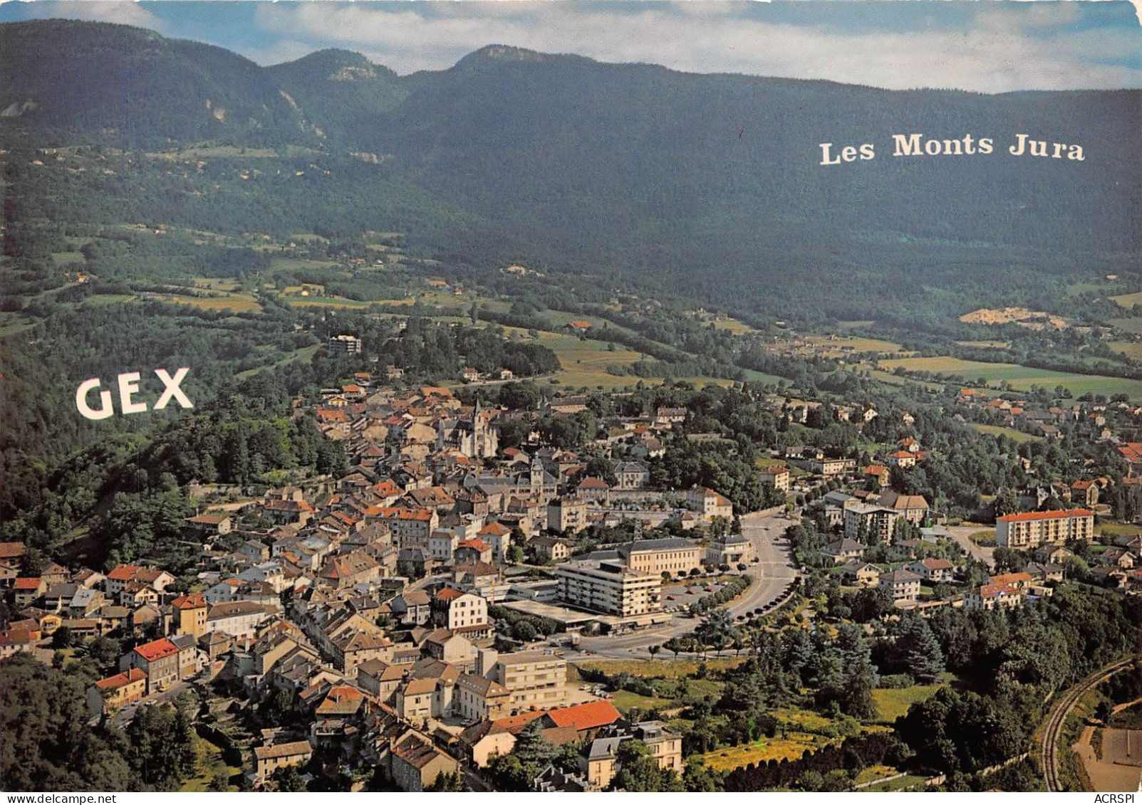 01 GEX Vue Aérienne  Générale  (Scan R/V) N°   44   \OA1044 - Gex