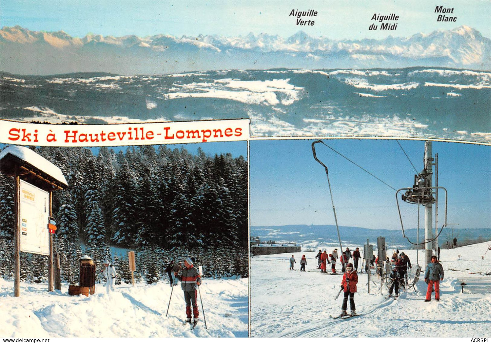 01 Hauteville-Lompnes  La Station De Ski  (Scan R/V) N°   26   \OA1044 - Hauteville-Lompnes