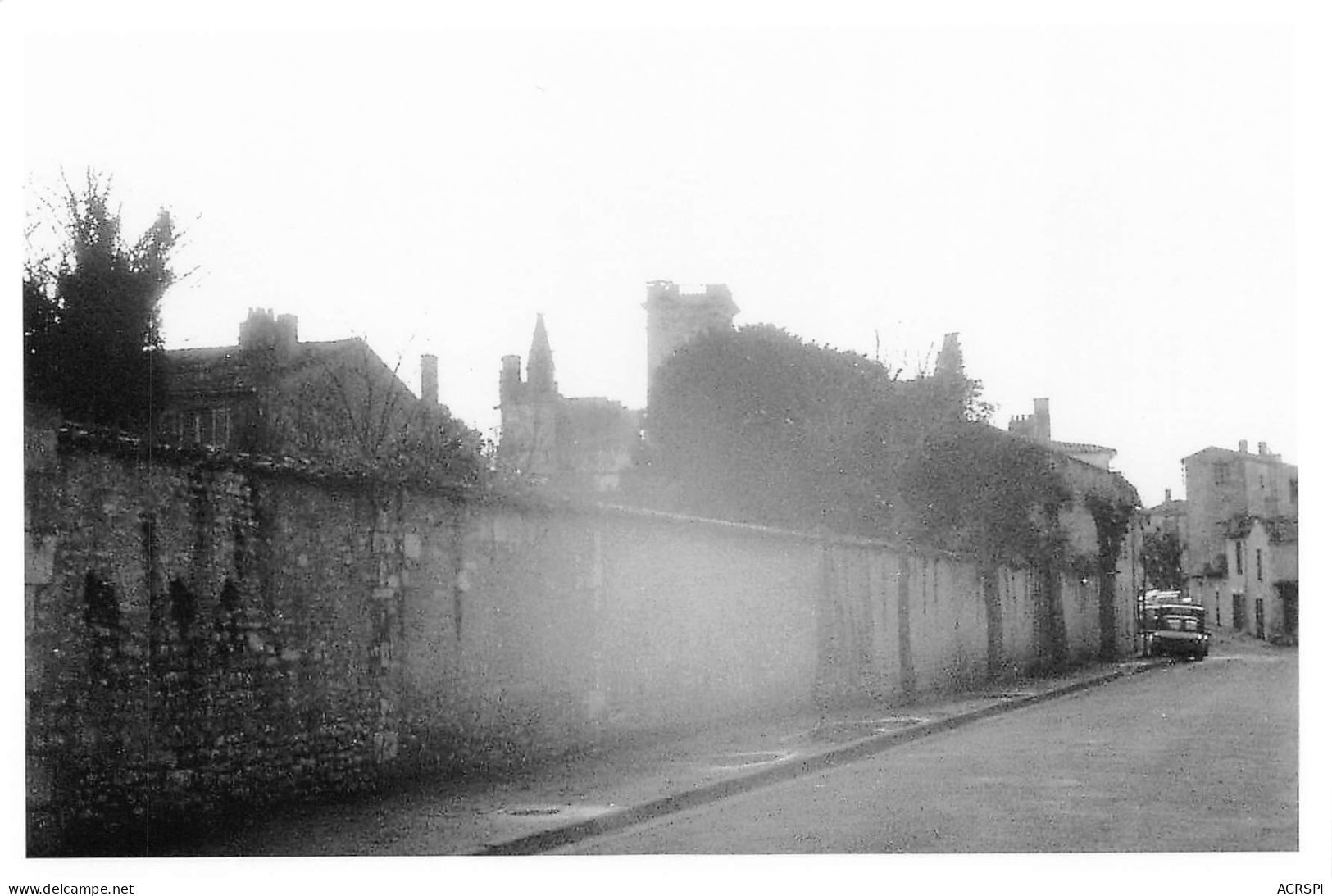 17 SAINT MARTIN DE Ré Photo 1985 L'église Vue Du Cours DECHEZEAU  (Scan R/V) N°   38   \OA1042 - Saint-Martin-de-Ré