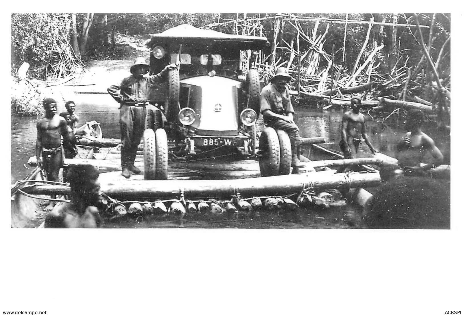 NIGER 1924 Photo RENAULT 6 Roues Passage D'un Marigot   (Scan R/V) N°   46   \OA1041 - Niger