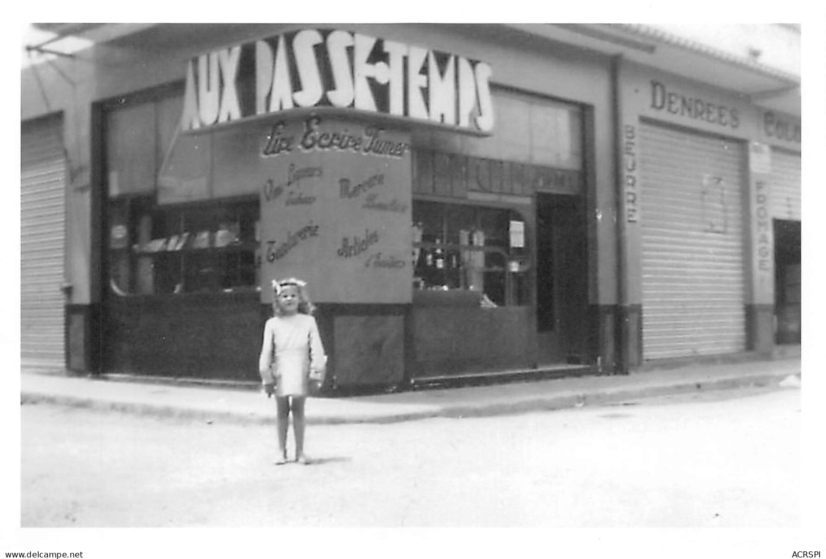 Mali  BAMAKO Photo Carrefour Rue Mage Aux Passe-Temps Librairie Denrées Beurre Fromage  (Scan R/V) N°   30   \OA1041 - Mali