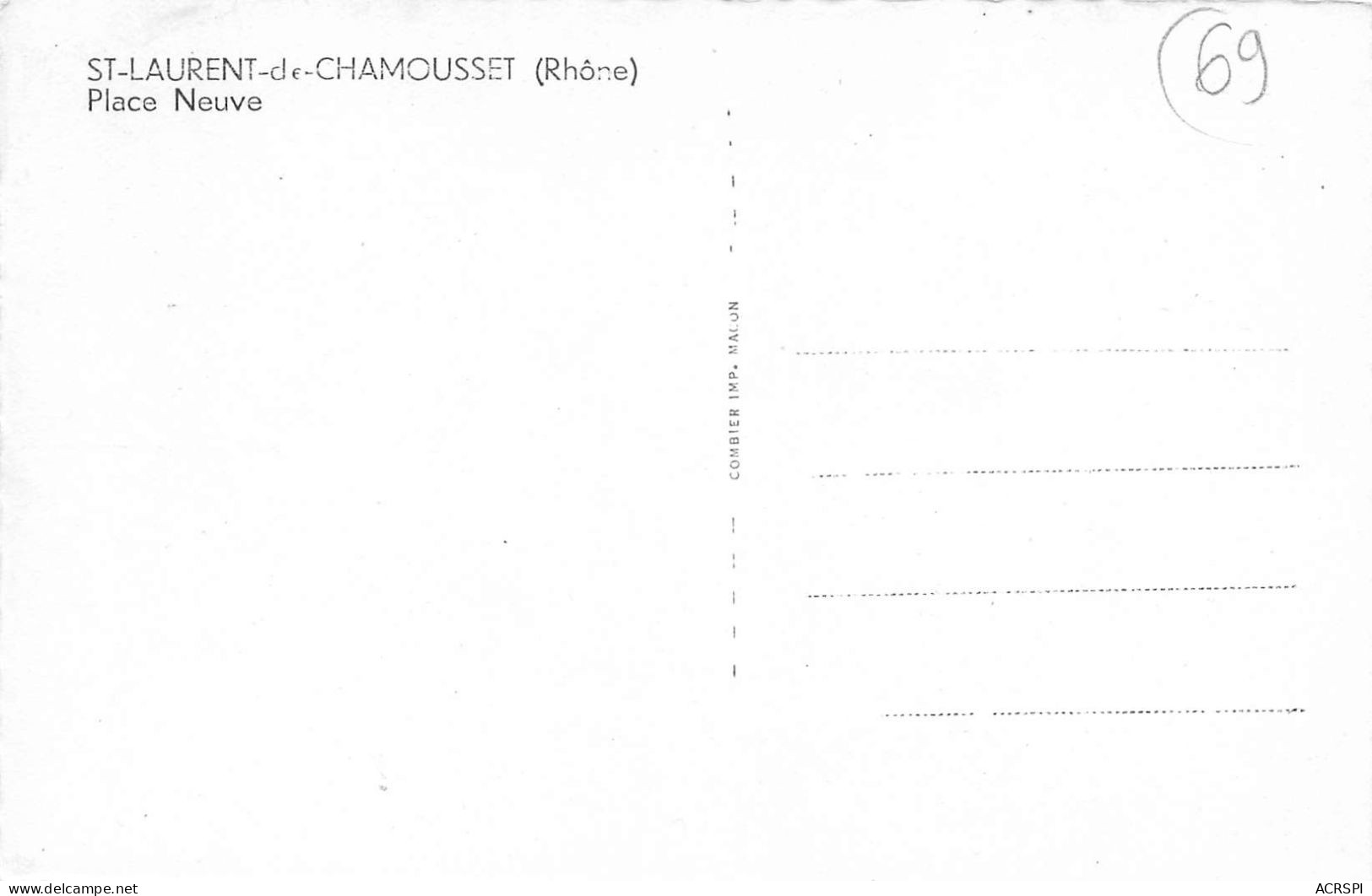 69   Saint-Laurent-de-Chamousset  La Place Neuve   (Scan R/V) N°   16   \OA1041 - Givors