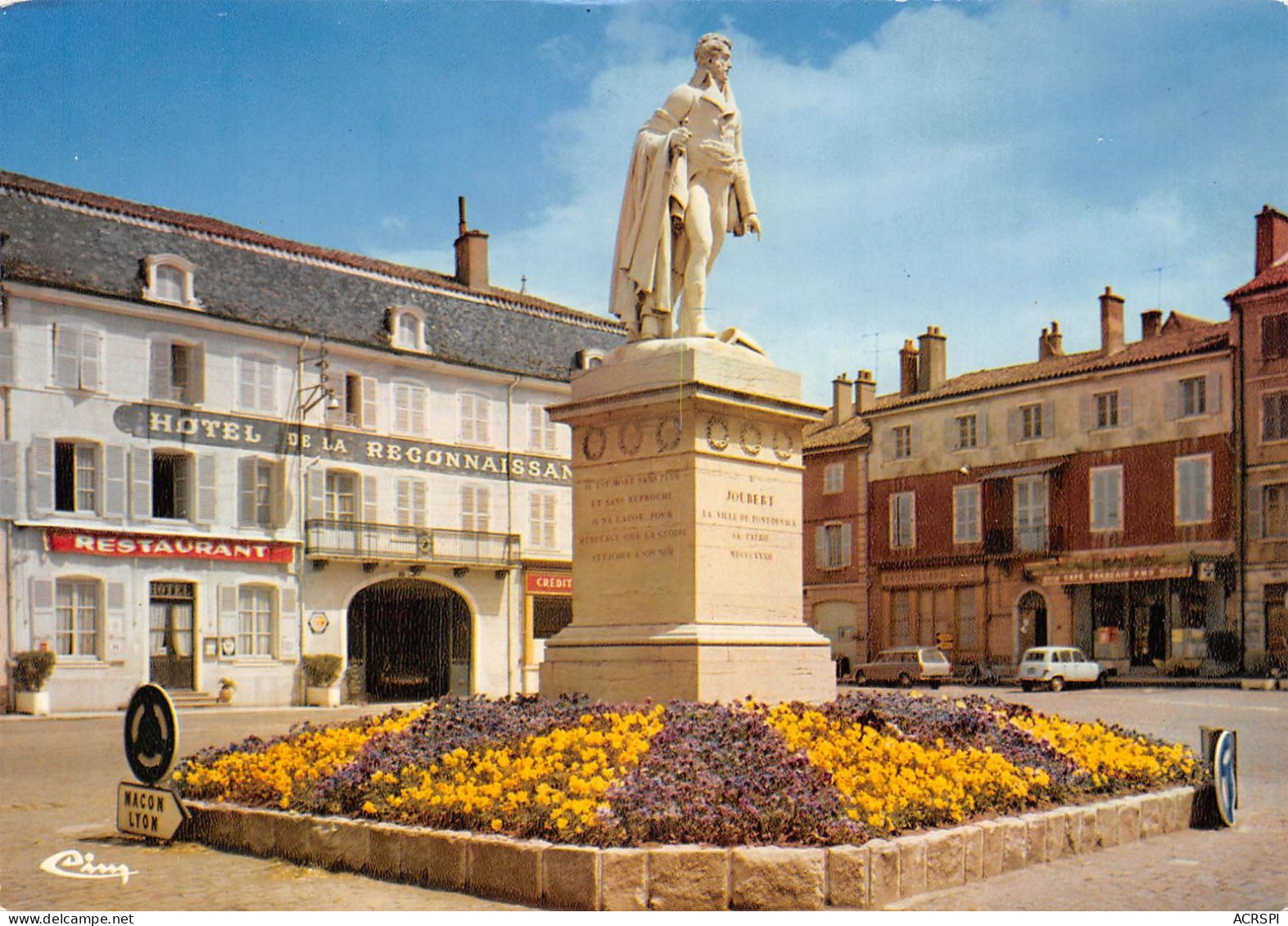 01  PONT De VAUX  Hotel De La Reconnaissance Place JOUBERT   (Scan R/V) N°   38   \OA1051 - Pont-de-Vaux