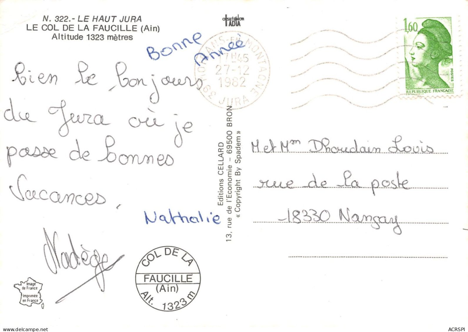 01 Col de la Fauçille lot de 24 cartes-postales          GEX      (Scan R/V) N°   1   \OA1051