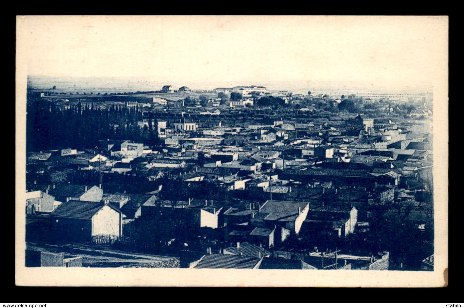 ALGERIE - SIDI-BEL-ABBES - VUE GENERALE SUR LES FAUBOURGS BUGEAUD ET EUGENE ETIENNE - Sidi-bel-Abbes