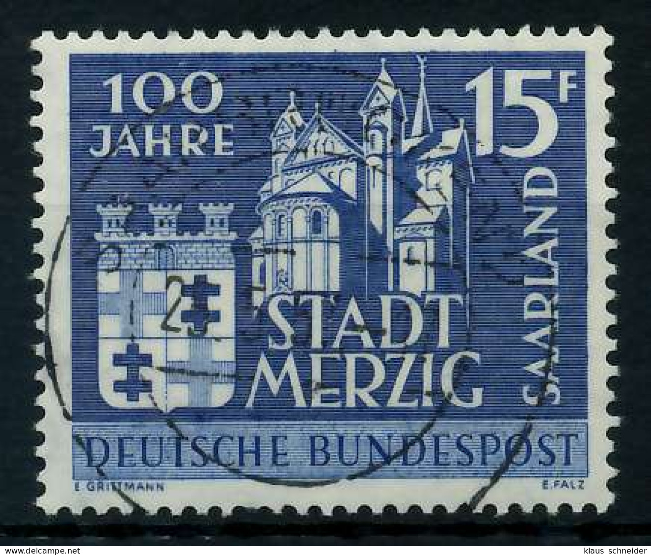 SAAR OPD 1957 Nr 401 Zentrisch Gestempelt X79C9E6 - Used Stamps