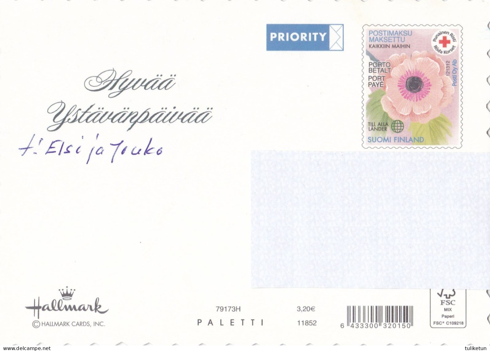 Postal Stationery - Flowers - Roses - Red Cross 2021 - Suomi Finland - Postage Paid - Postwaardestukken