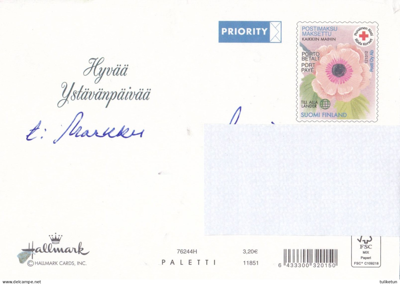 Postal Stationery - Flowers - Roses - Red Cross 2021 - Suomi Finland - Postage Paid - Enteros Postales