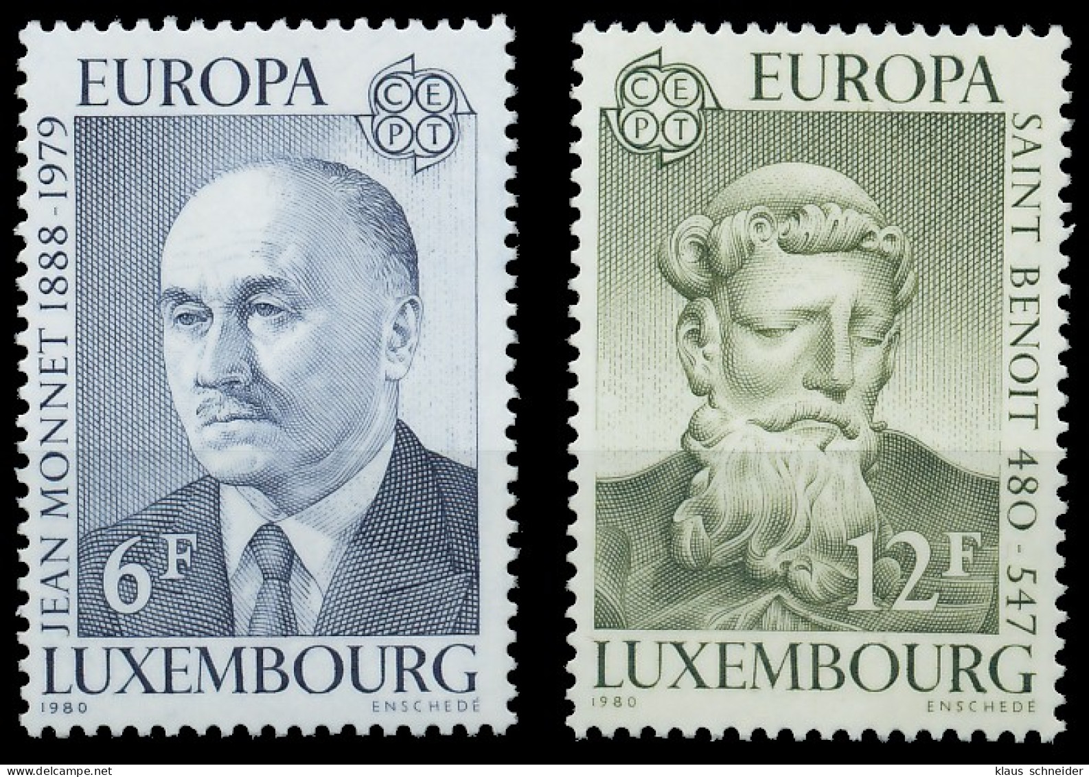 LUXEMBURG 1980 Nr 1009-1010 Postfrisch S1C344E - Unused Stamps