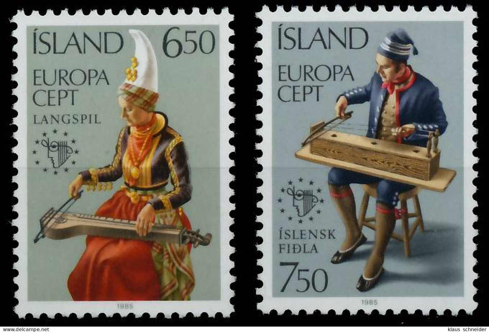 ISLAND 1985 Nr 632-633 Postfrisch S1F0D46 - Unused Stamps