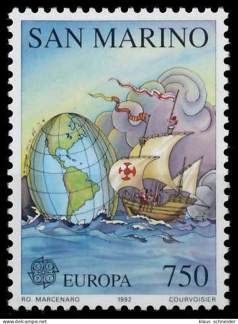 SAN MARINO 1992 Nr 1508 Postfrisch S2075E2 - Unused Stamps