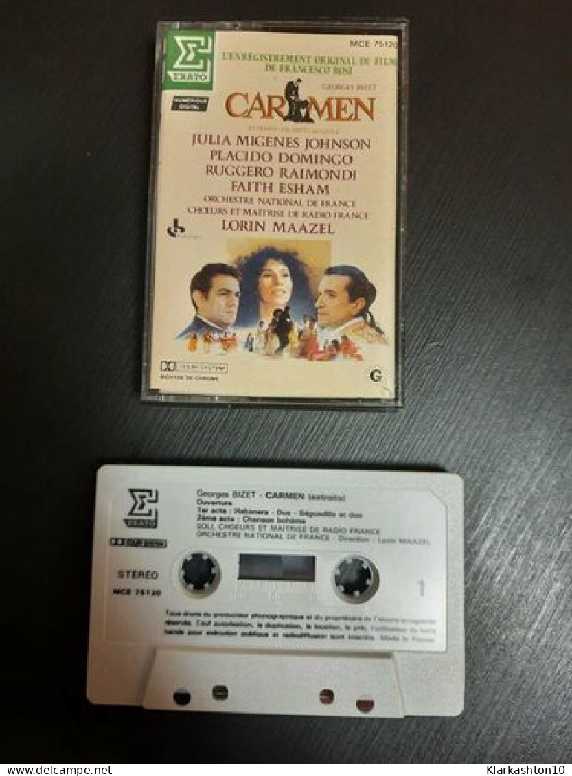 K7 Audio : Carmen (Extraits De L'Enregistrement Original Du Film De Francesco Rosi) - Audio Tapes