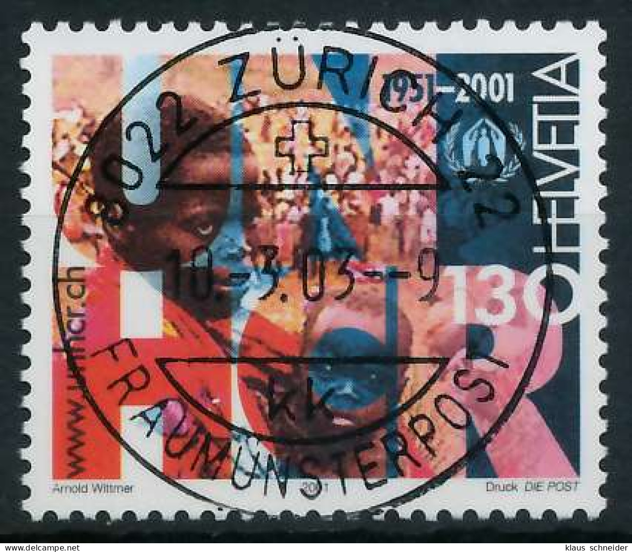 SCHWEIZ 2001 Nr 1749 Zentrisch Gestempelt X64C3EE - Usati