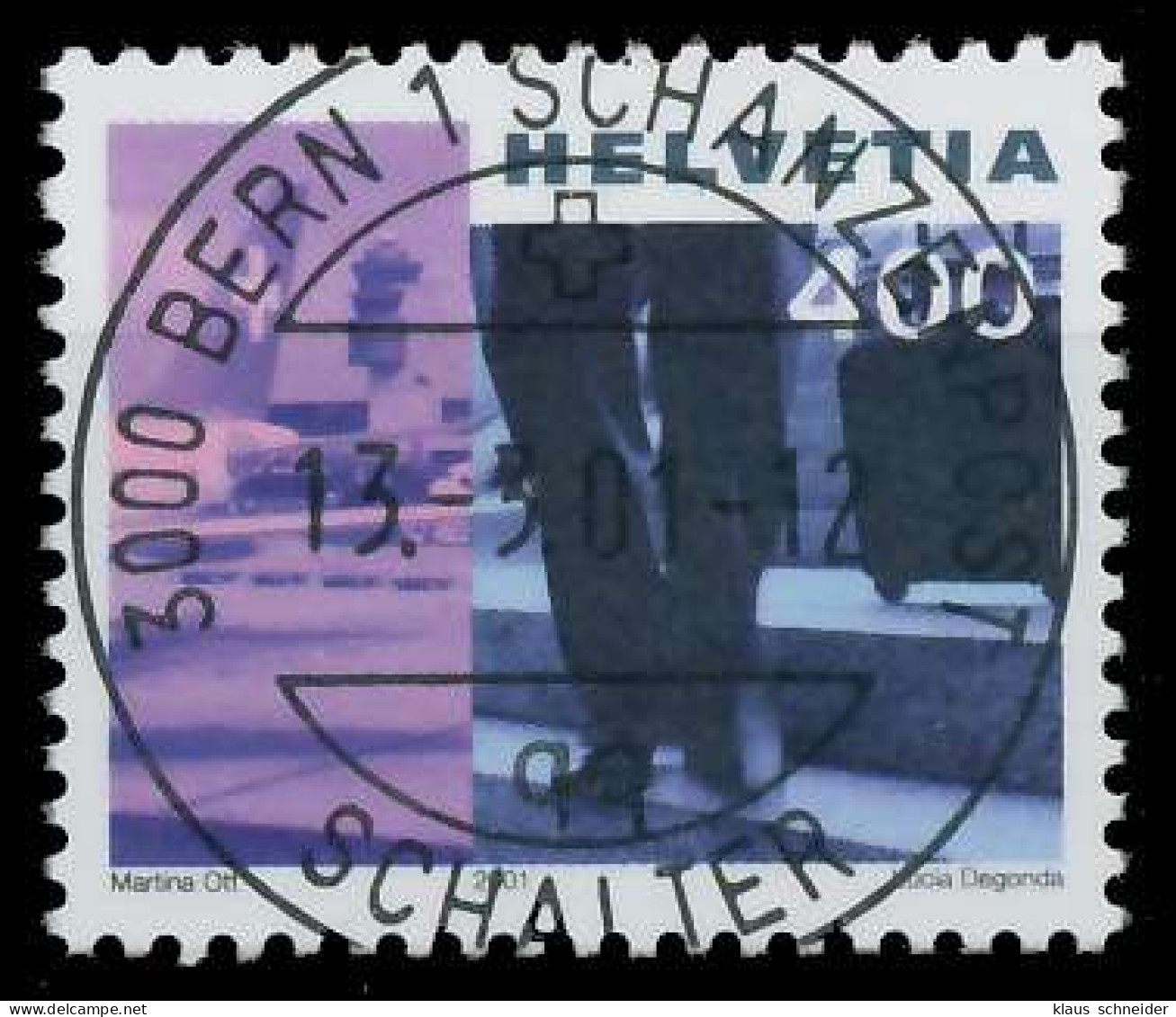 SCHWEIZ 2001 Nr 1752 Zentrisch Gestempelt X64C412 - Usati