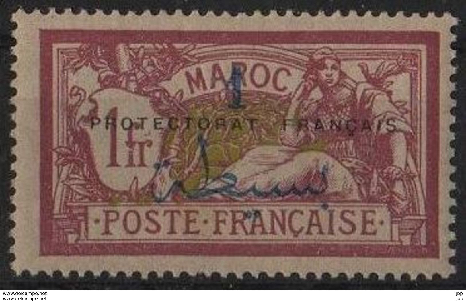 Maroc (protect. Français) N°YT 51 Neuf ** Merson - Unused Stamps