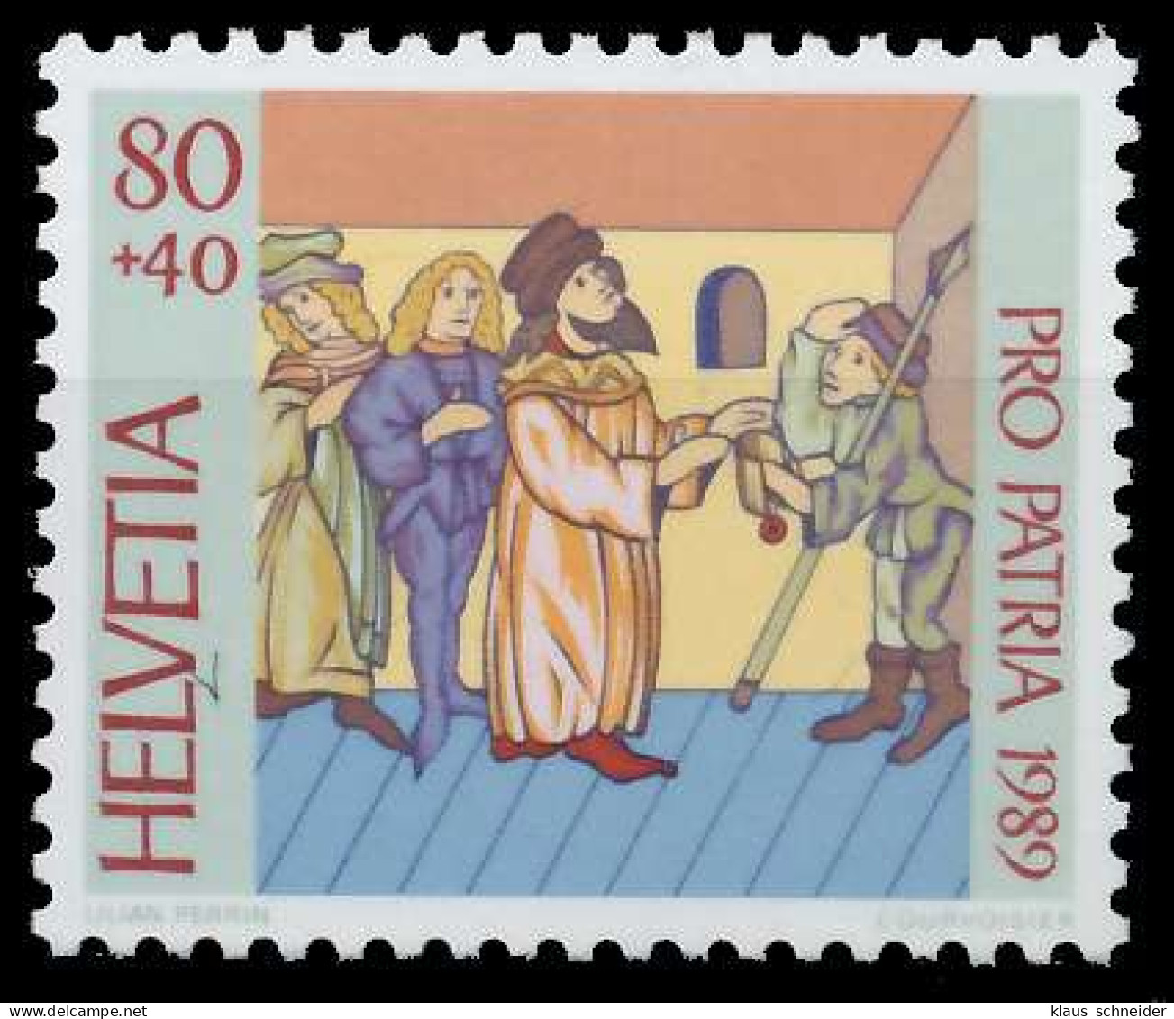 SCHWEIZ PRO PATRIA Nr 1395 Postfrisch X6576F2 - Unused Stamps