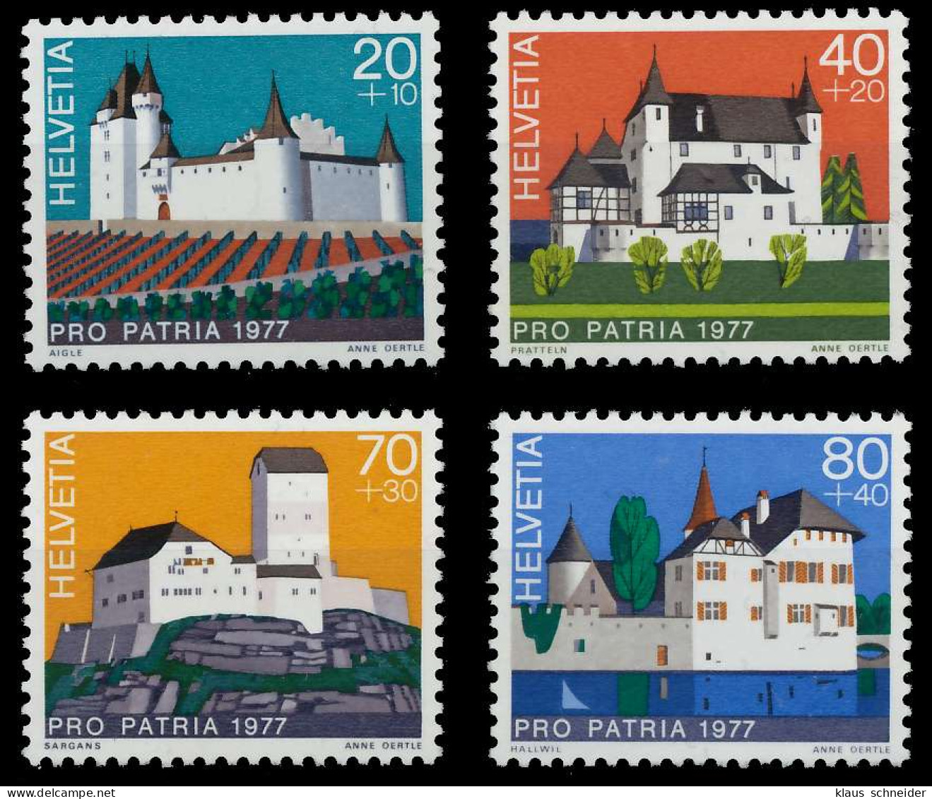 SCHWEIZ PRO PATRIA Nr 1096-1099 Postfrisch X65772E - Ungebraucht