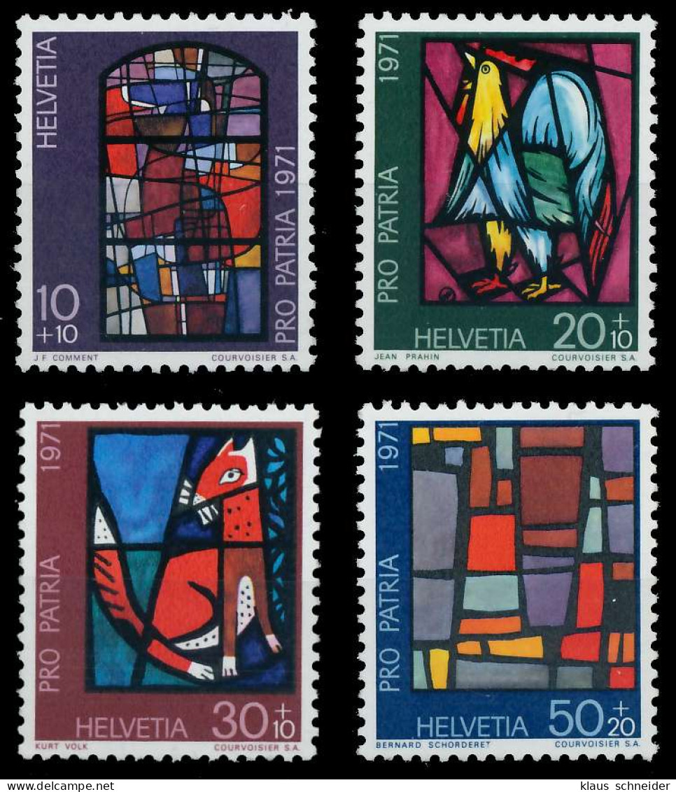 SCHWEIZ PRO PATRIA Nr 949-952 Postfrisch X657756 - Unused Stamps