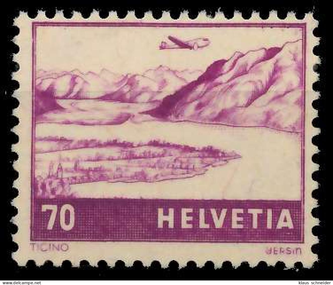 SCHWEIZ FLUGMARKEN Nr 391 Postfrisch X657896 - Unused Stamps