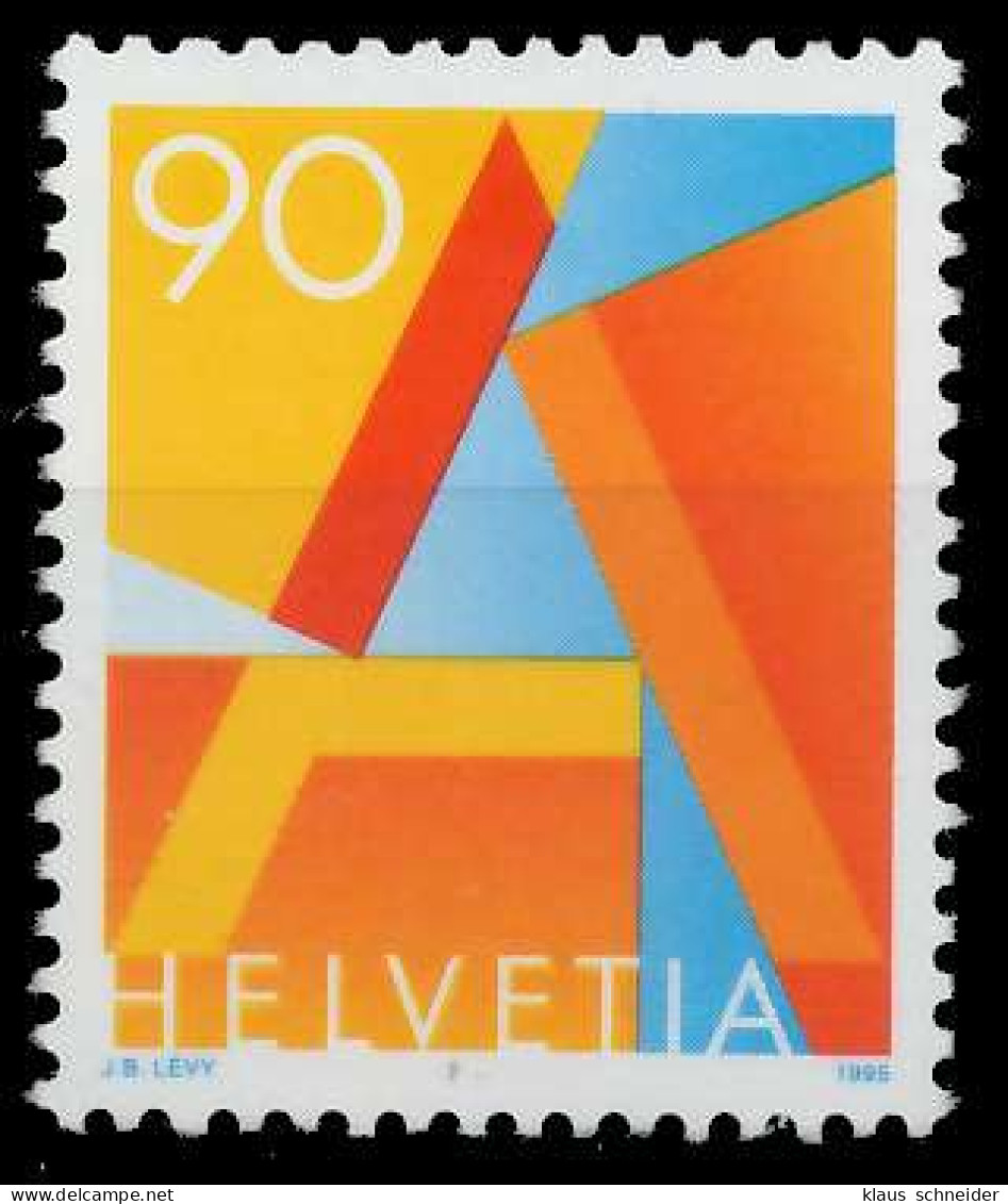 SCHWEIZ 1995 Nr 1563yA Postfrisch S2A6242 - Ungebraucht