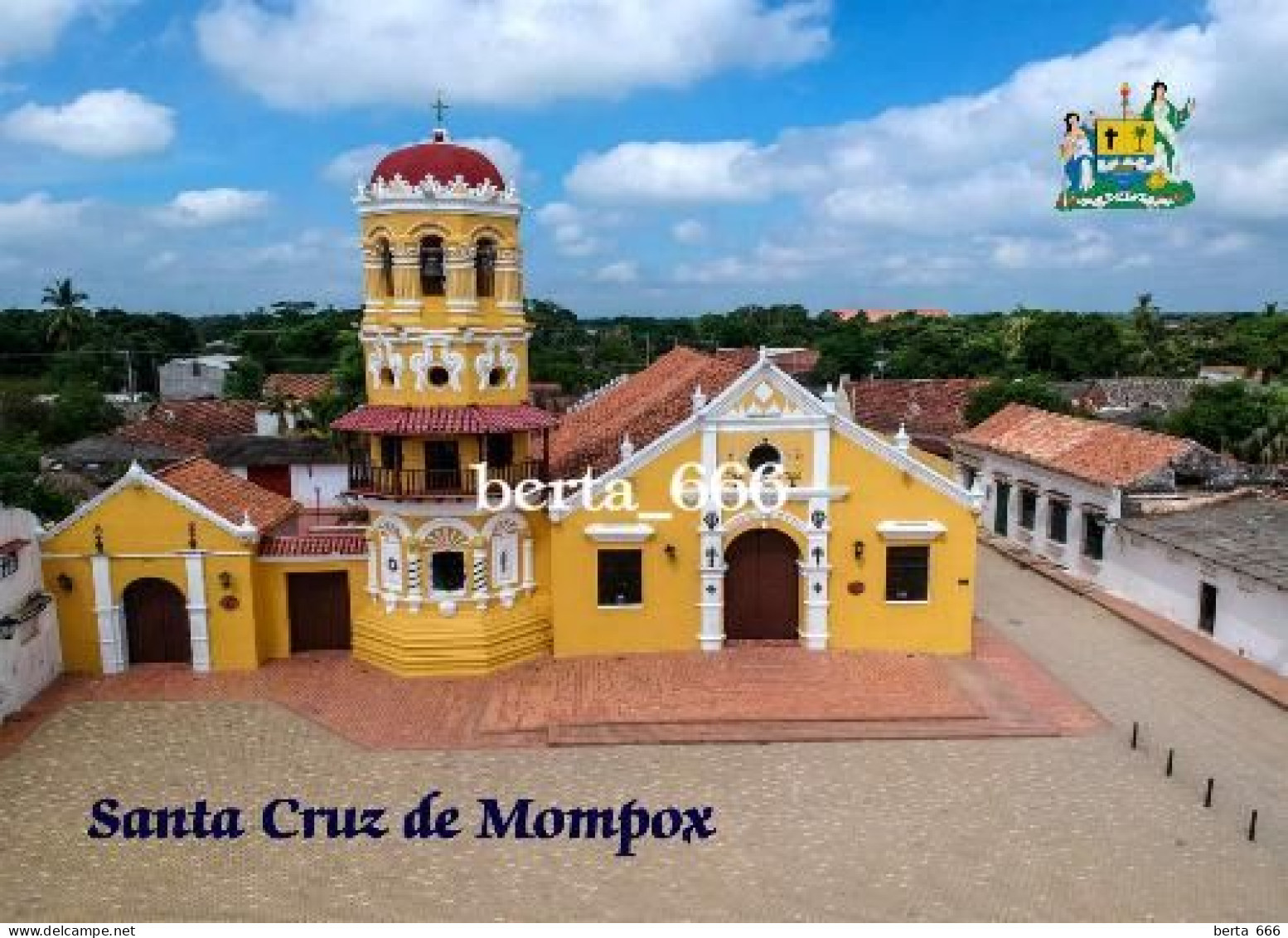 Colombia Santa Cruz De Mompox Santa Barbara Church UNESCO New Postcard - Colombie