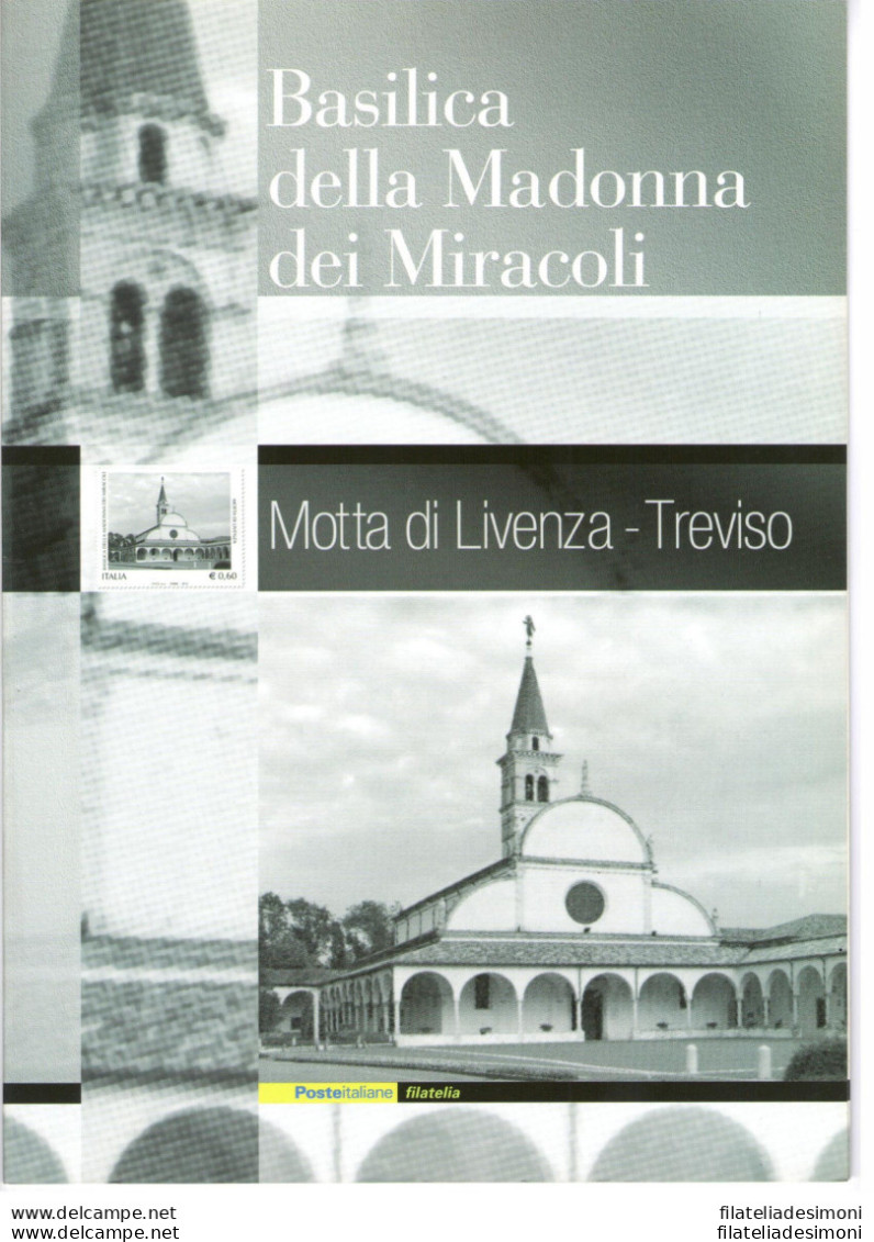 2010 Italia - Repubblica , Folder - Basilica Della Madonna Dei Miracoli N° 219 - Pochettes