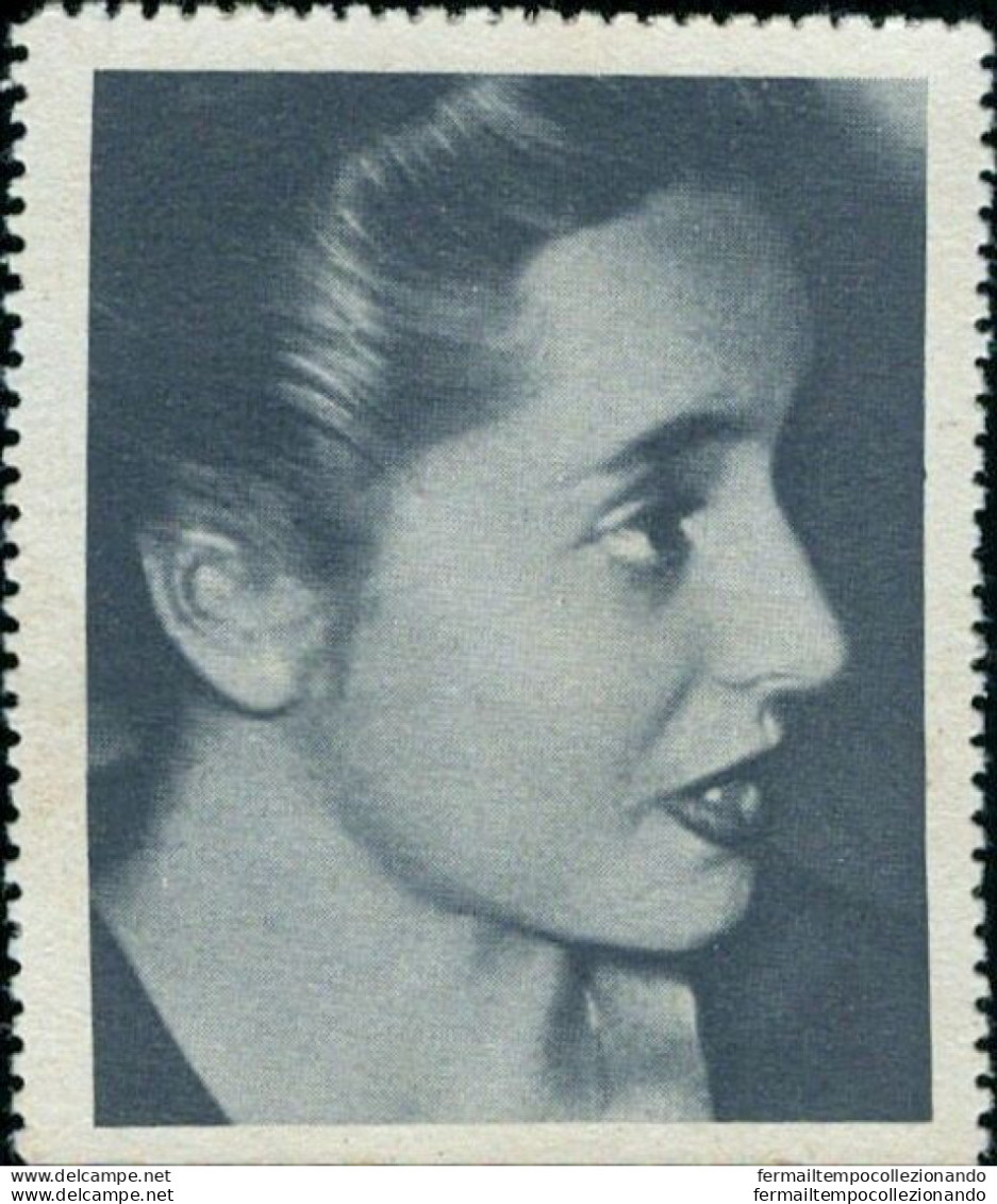 Bq99 Figurina Card Quiz Calendario 1952 N 157 Attrice Actress Lea Padovani - Other & Unclassified