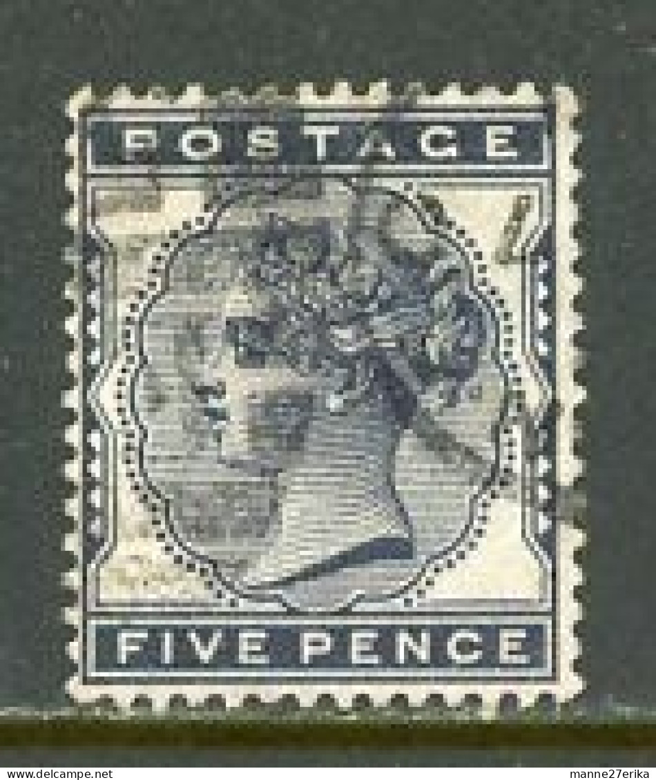 -GB-1880-"Five Pence Victoria" USED - Oblitérés