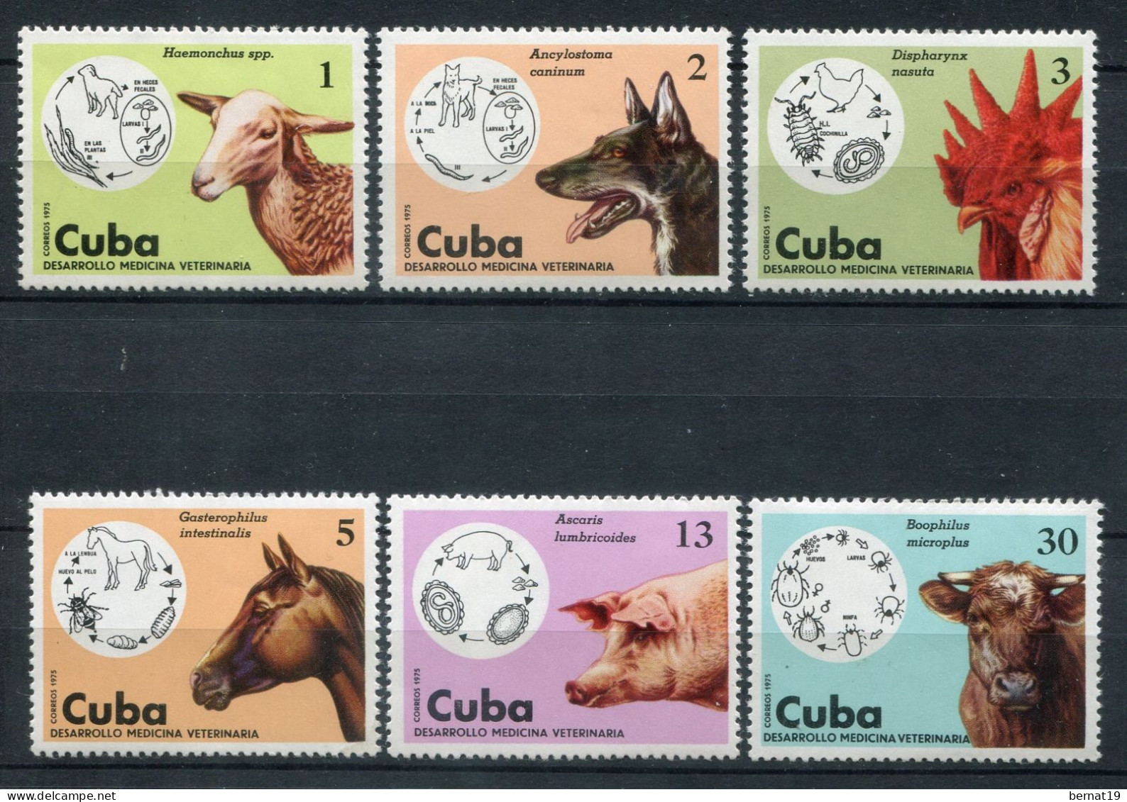 Cuba 1975. Yvert 1886-91 ** MNH. - Vietnam