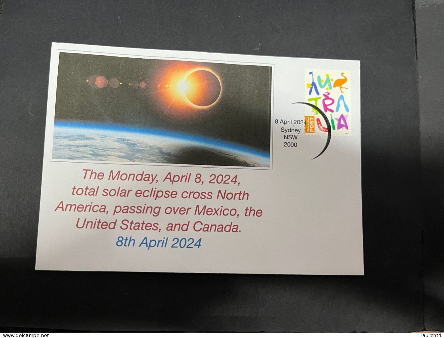 9-4-2024 (1 Z 27) Total Eclipse Seen Accross America (8 Aprill 2024) Mexico - USA - Canada - Astrologie