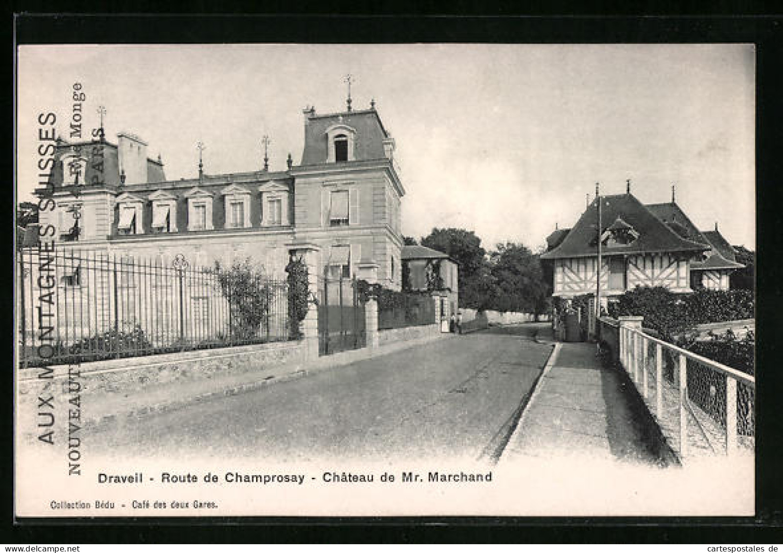 CPA Draveil, Route De Champrosay - Chateau De Mr. Marchand  - Draveil