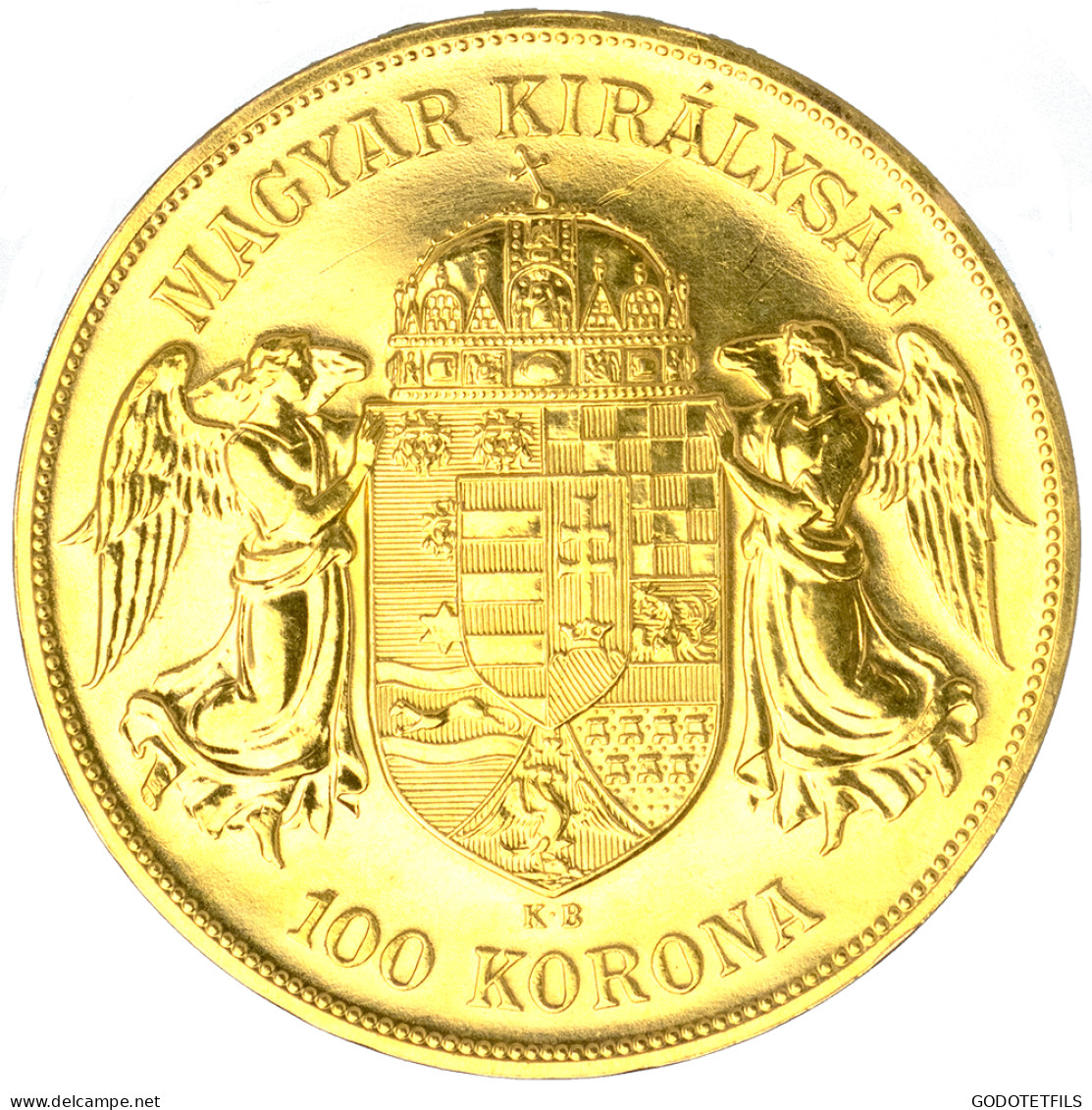 Autriche-Hongrie-100 Corona Refrappe François-Joseph 1908 Kremnitz - Hungría