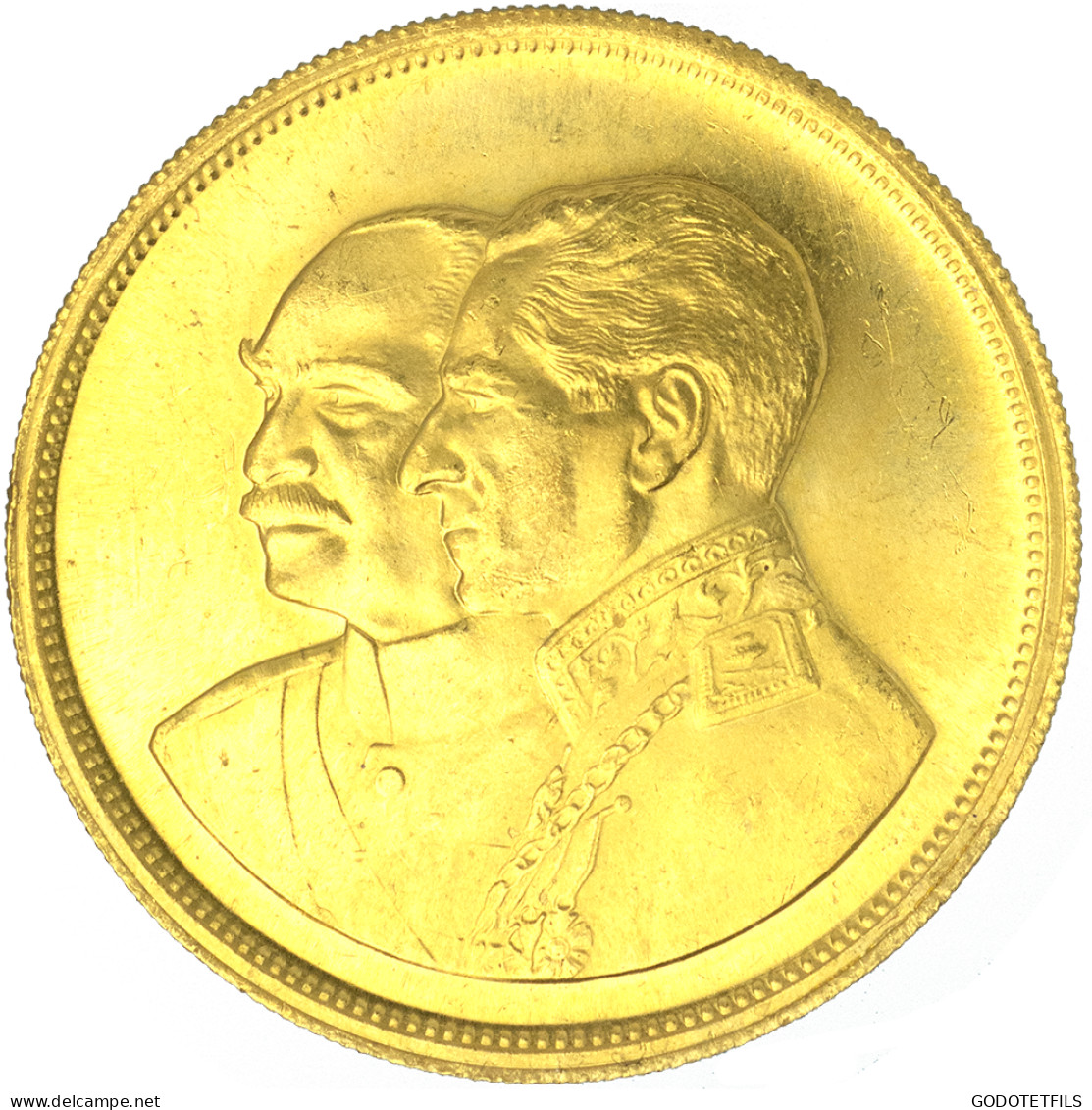 Iran-Médaille Commémorant Les 50 Ans Du Règne Des Pahlavi 1976 - Ohne Zuordnung