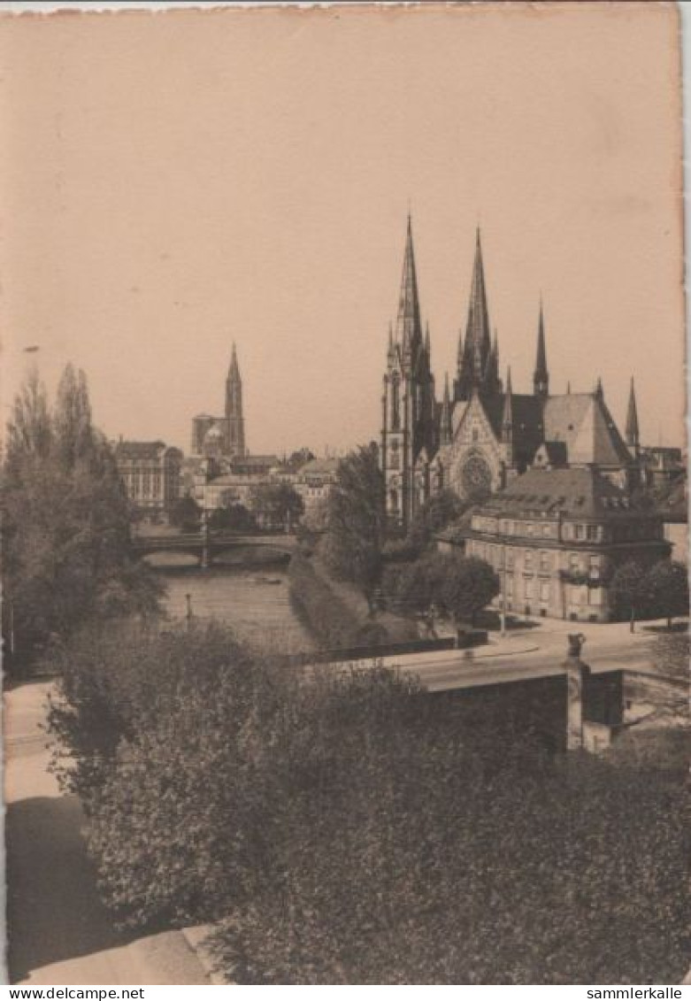66951 - Strassburg - St. Pauluskirche Mit Münster - Ca. 1940 - Elsass