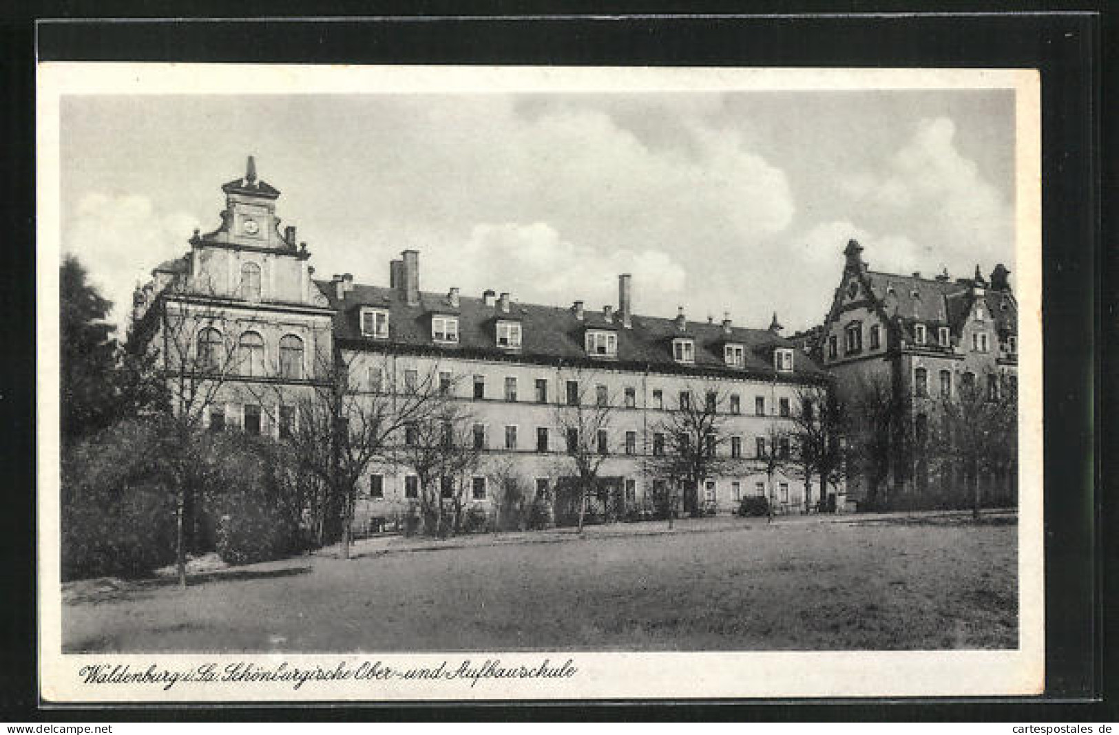 AK Waldenburg In Sachsen, Schönburgische Ober- Und Aufbauschule  - Waldenburg (Sachsen)