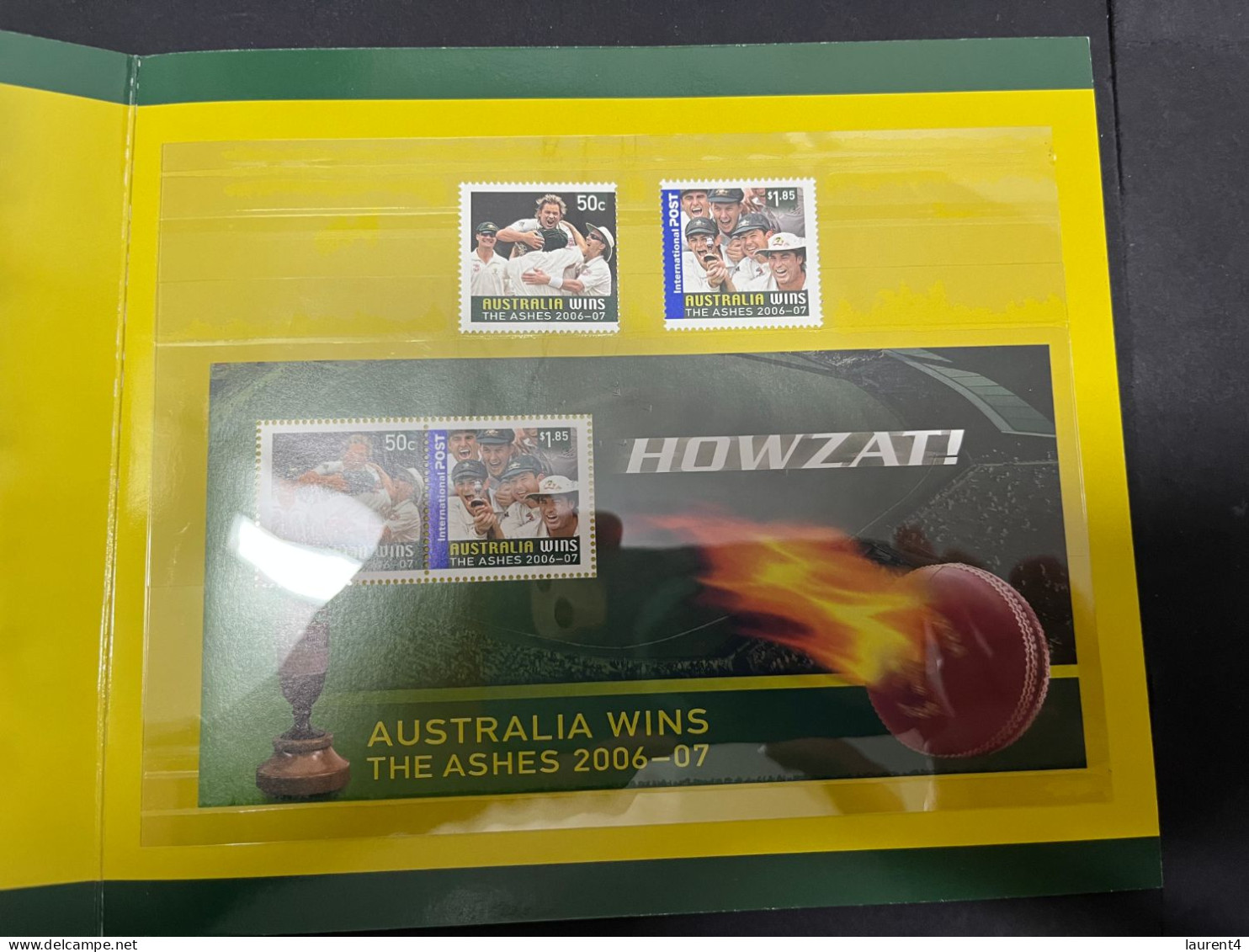 9-4-2024 (1 Z 30 A) Australia Win (Cricket) Presentation Pack (19 X 16 Cm) - Presentation Packs