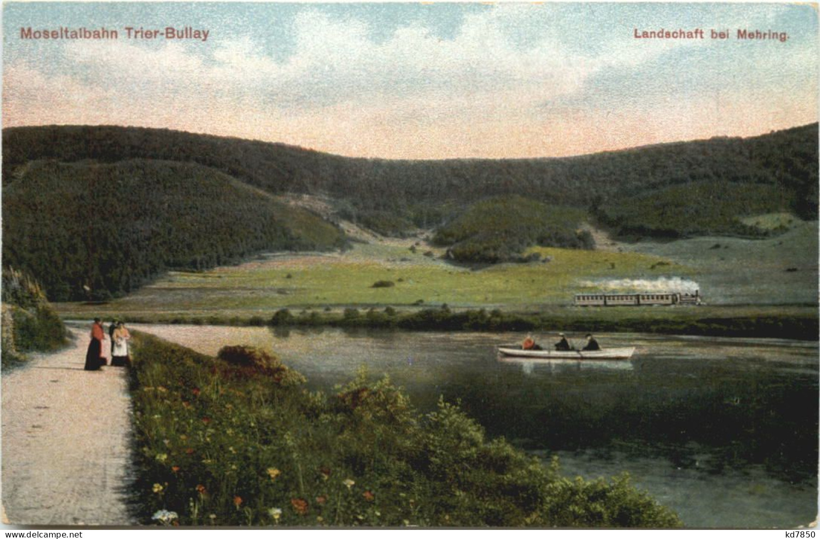 Moseltalbahn Trier-Bullay - Landschaft Bei Mehring - Saarburg