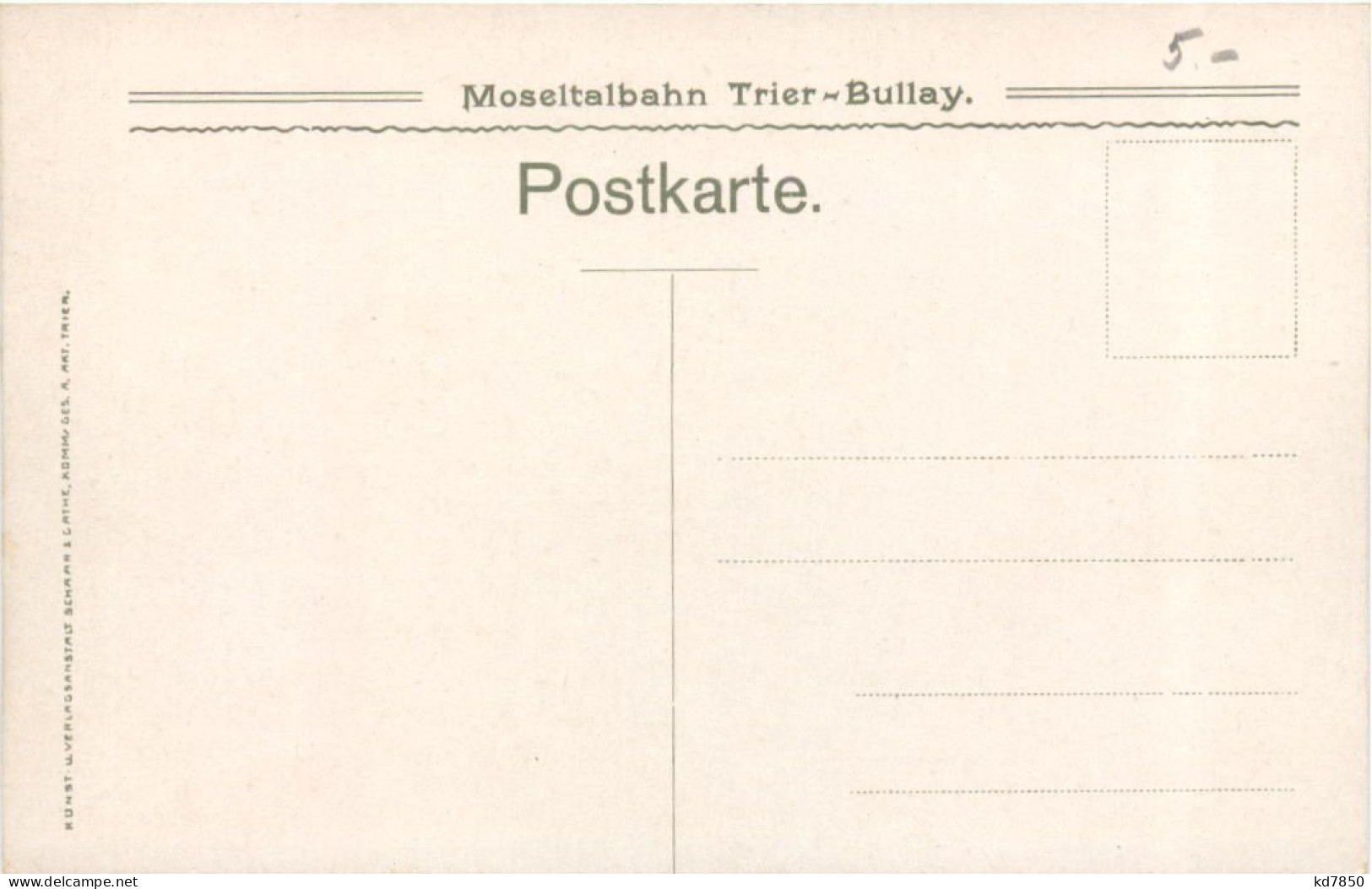 Moseltalbahn Trier-Bullay - Erden Erdenertreppchen - Bernkastel-Kues