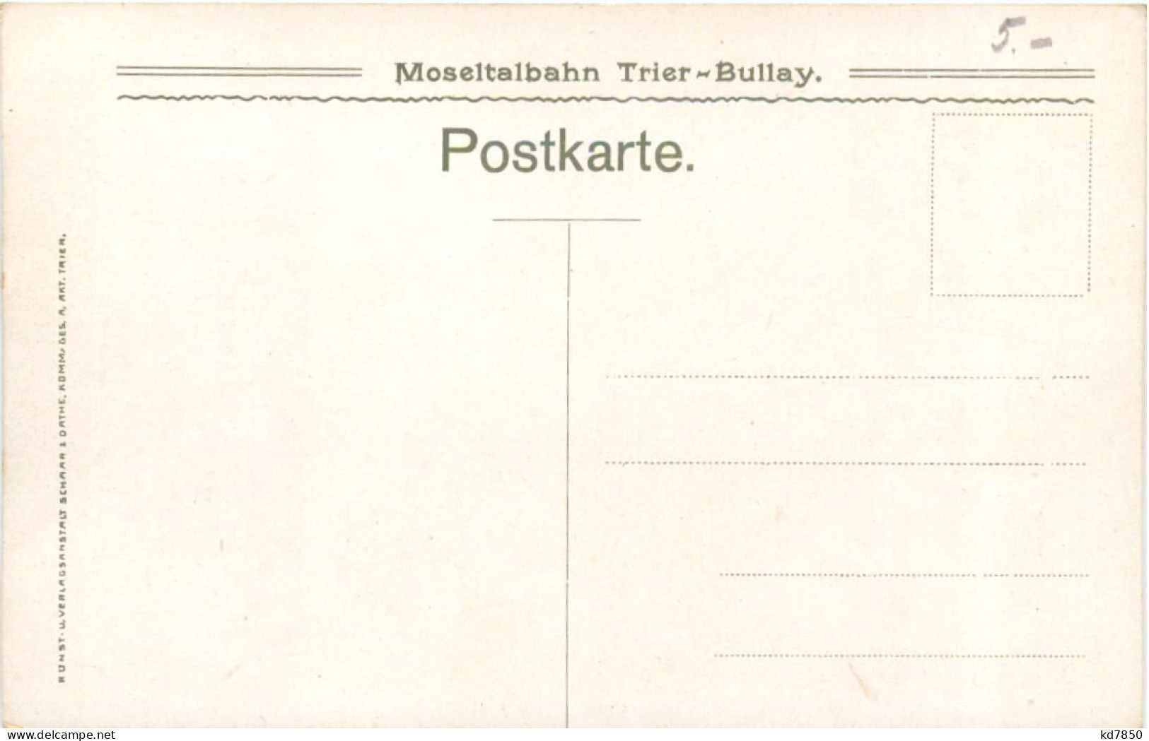 Moseltalbahn Trier-Bullay - Kinheim-Lösnich - Bernkastel-Kues