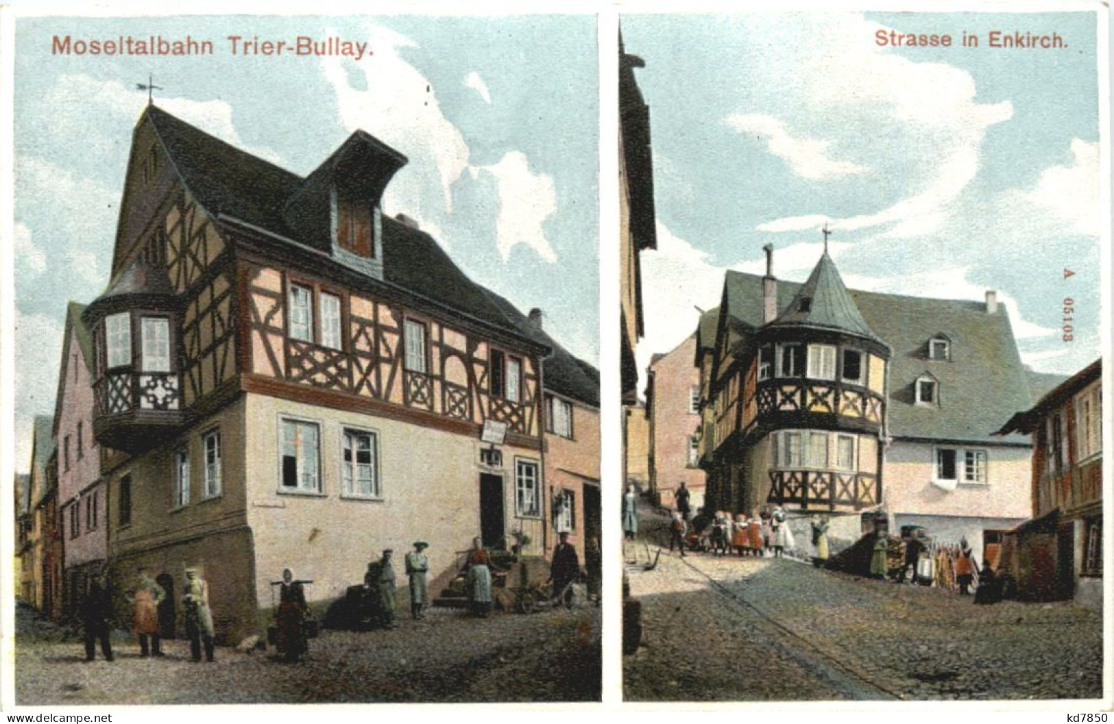 Moseltalbahn Trier-Bullay - Strasse In Enkirch - Bernkastel-Kues